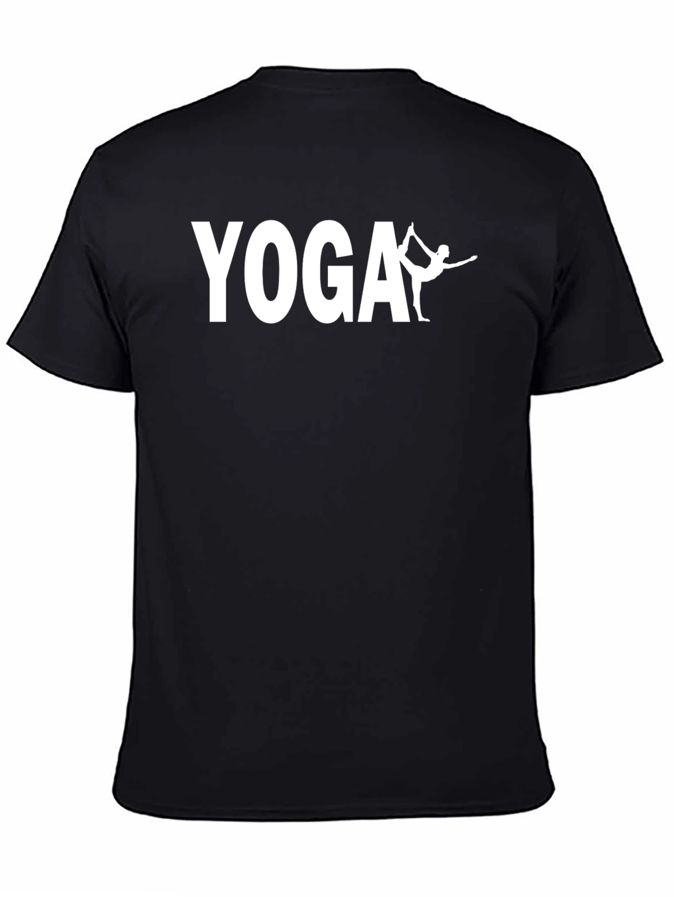 Yoga Pose Black T-Shirt