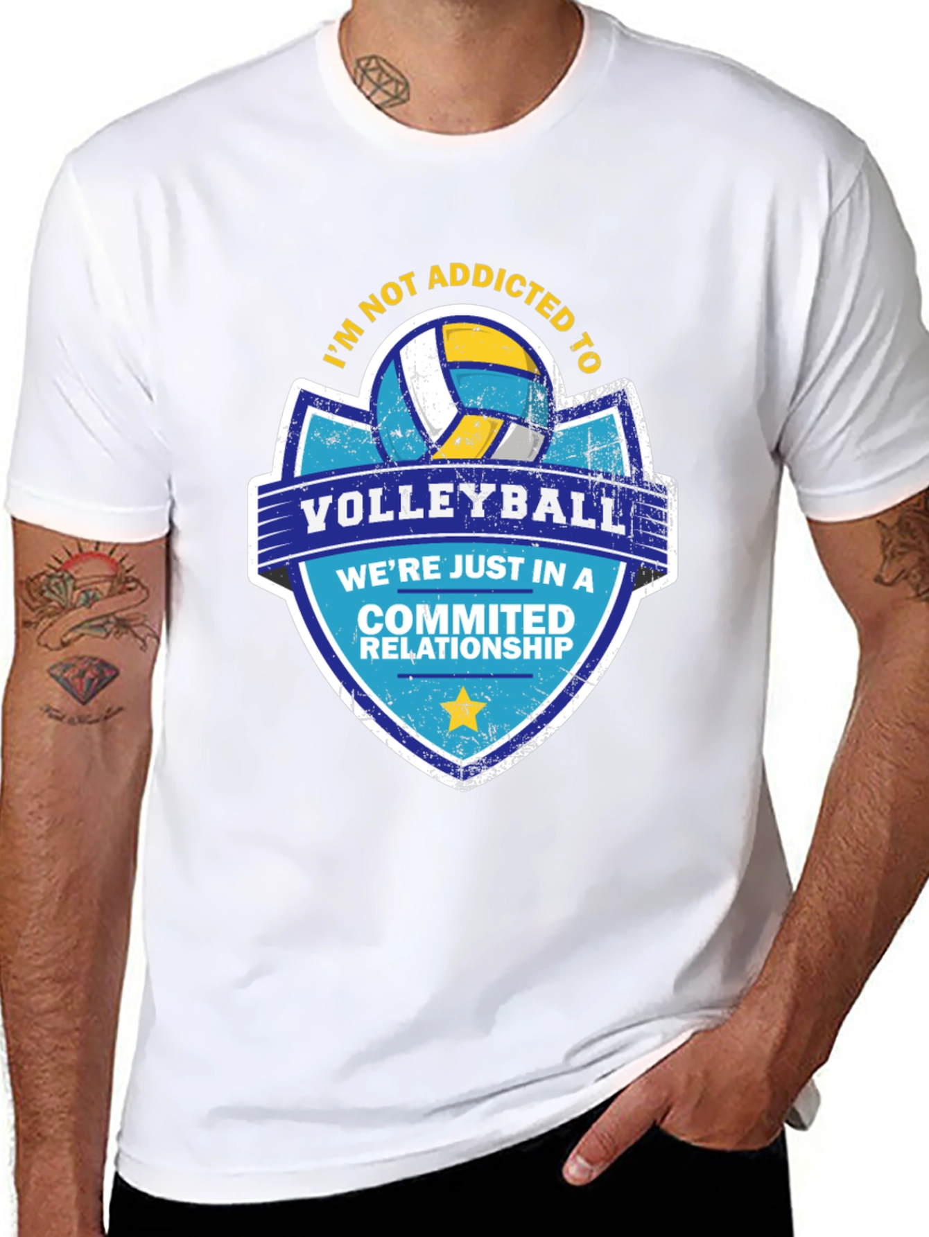Volleyball Committed Relationship T-Shirt