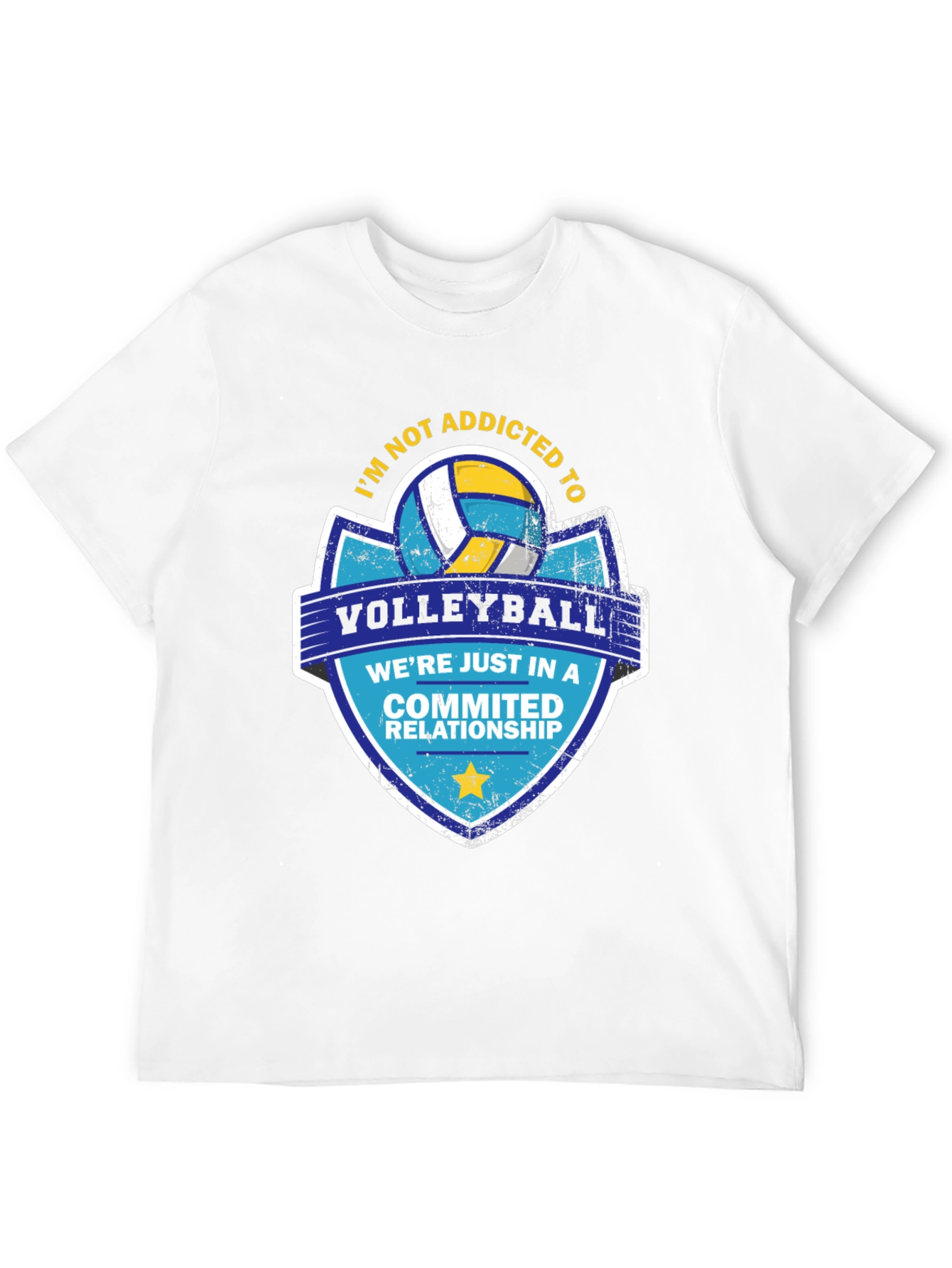 Volleyball Committed Relationship T-Shirt