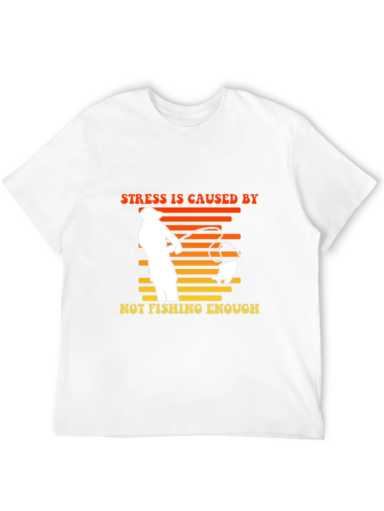 Stress Fishing T-Shirt | Fishermans Gift