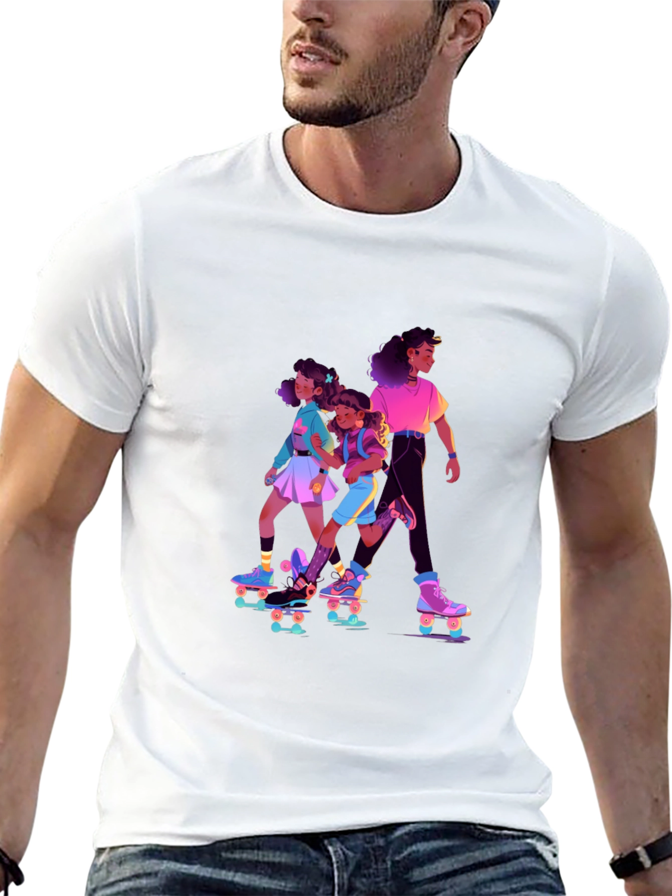 Retro Roller Girls Graphic Tee