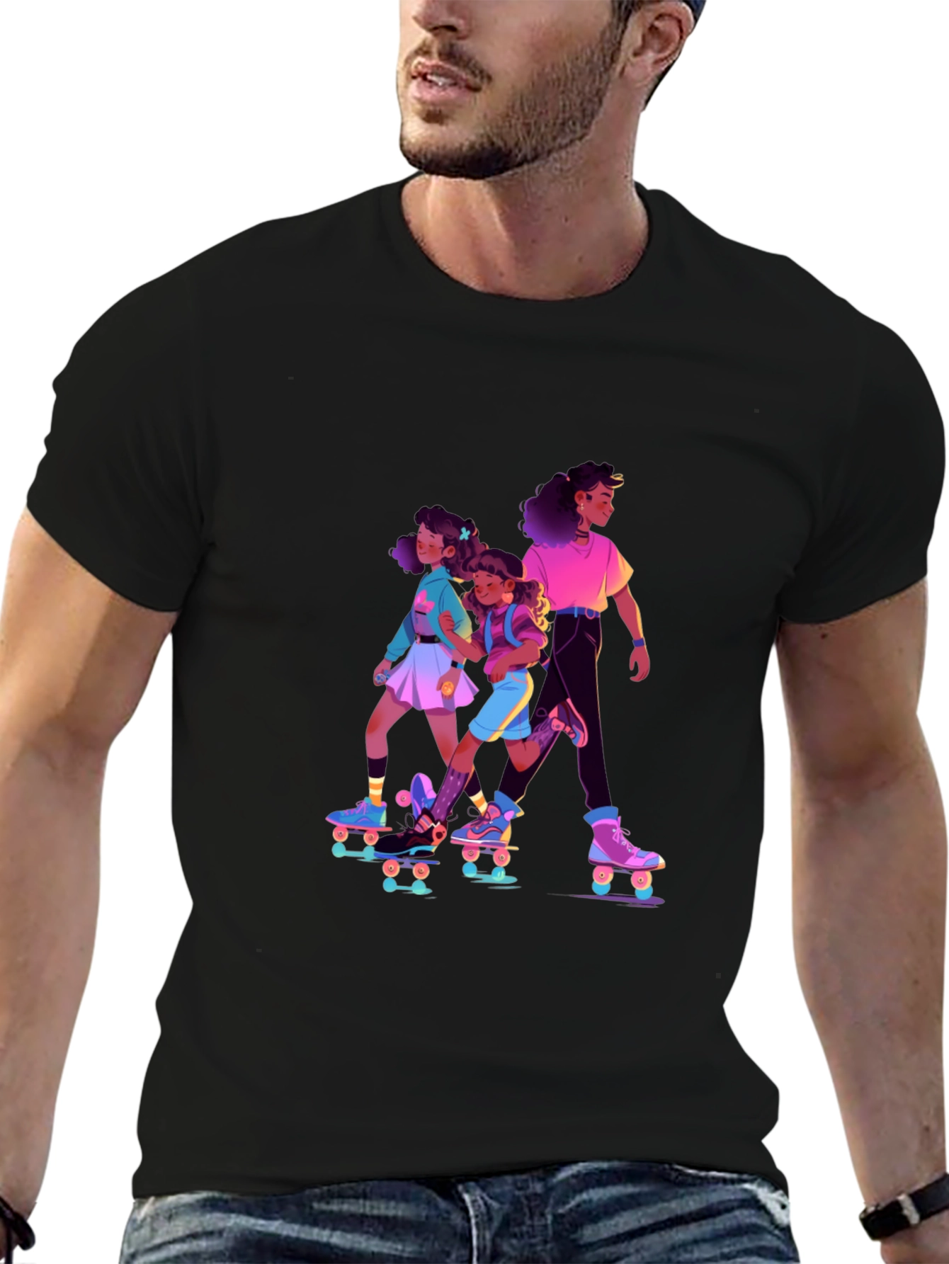 Retro Roller Girls Graphic Tee