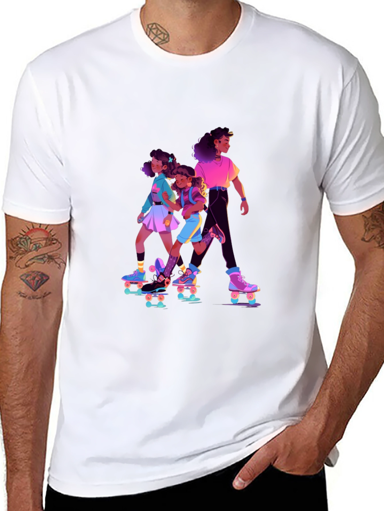 Retro Roller Girls Graphic Tee