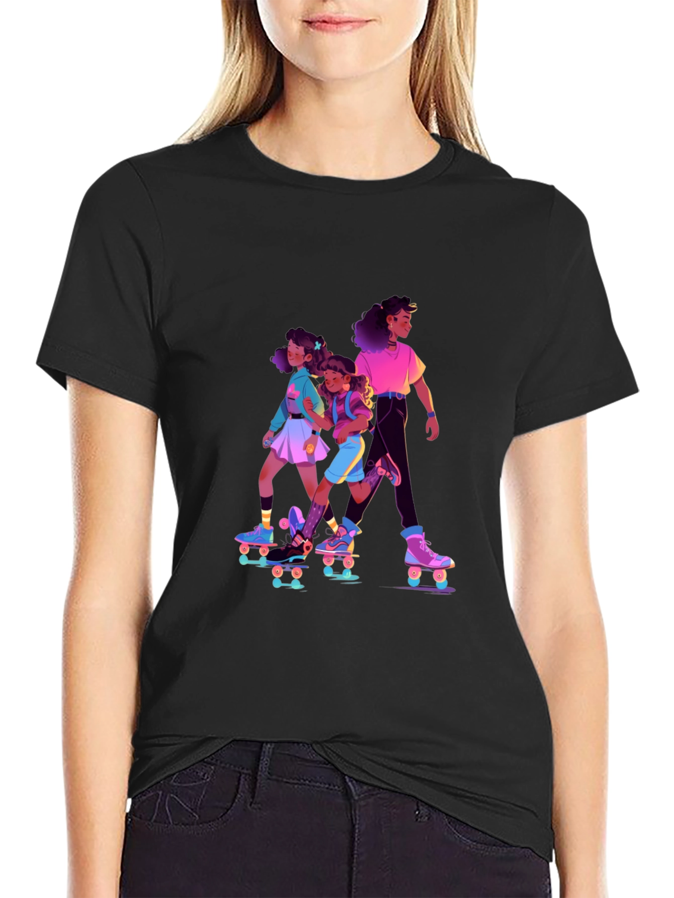 Retro Roller Girls Graphic Tee