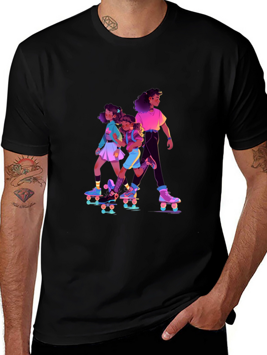 Retro Roller Girls Graphic Tee