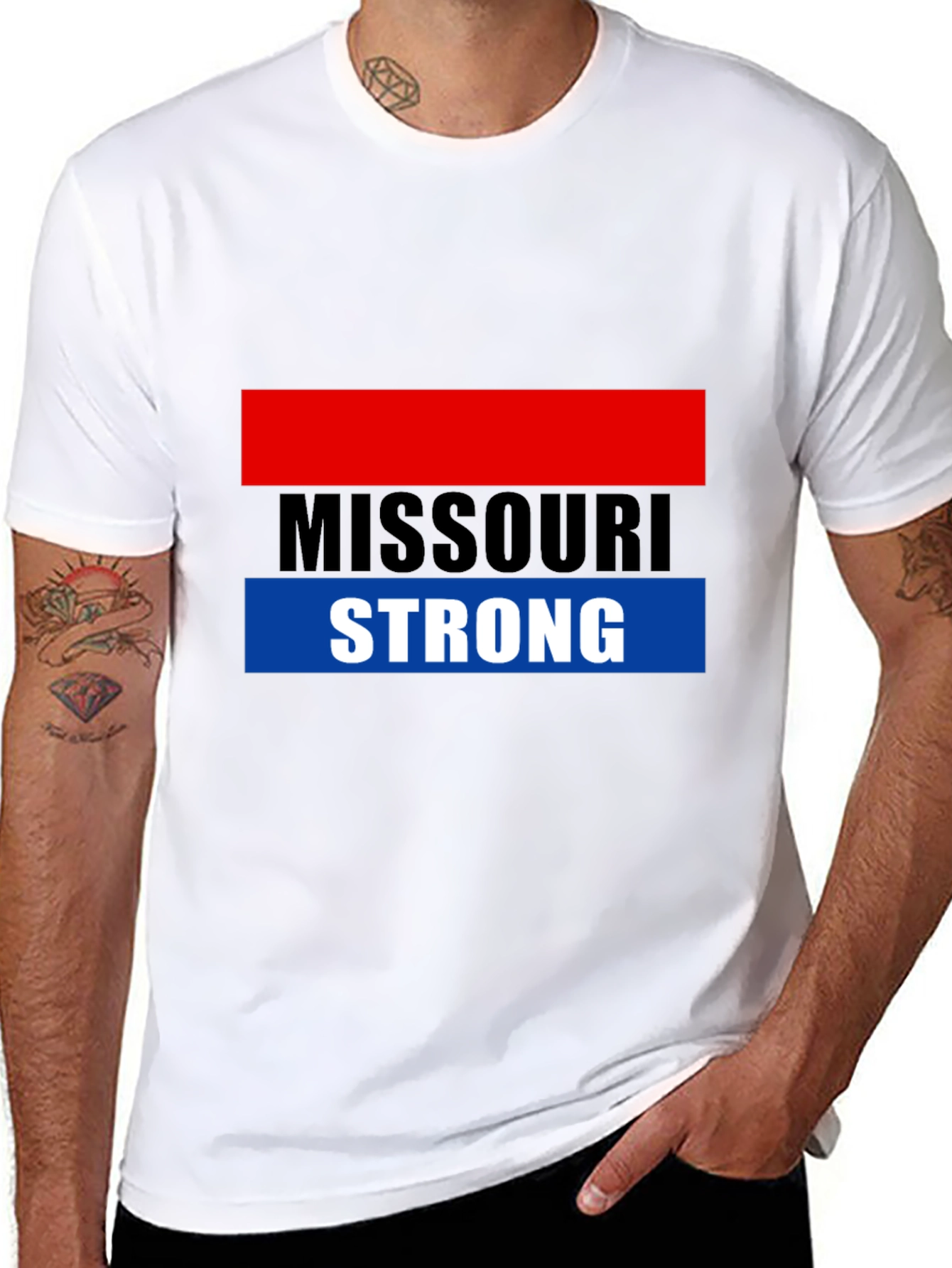 Missouri Strong Graphic Tee - Black