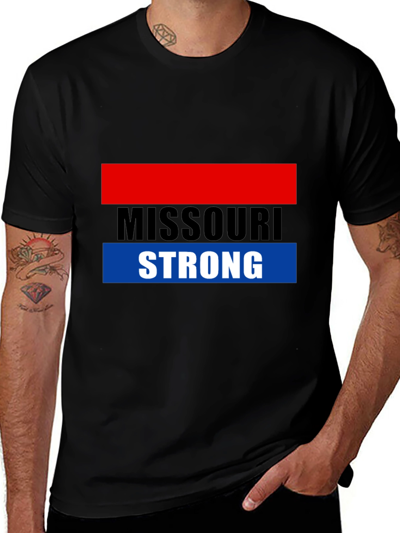 Missouri Strong Graphic Tee - Black