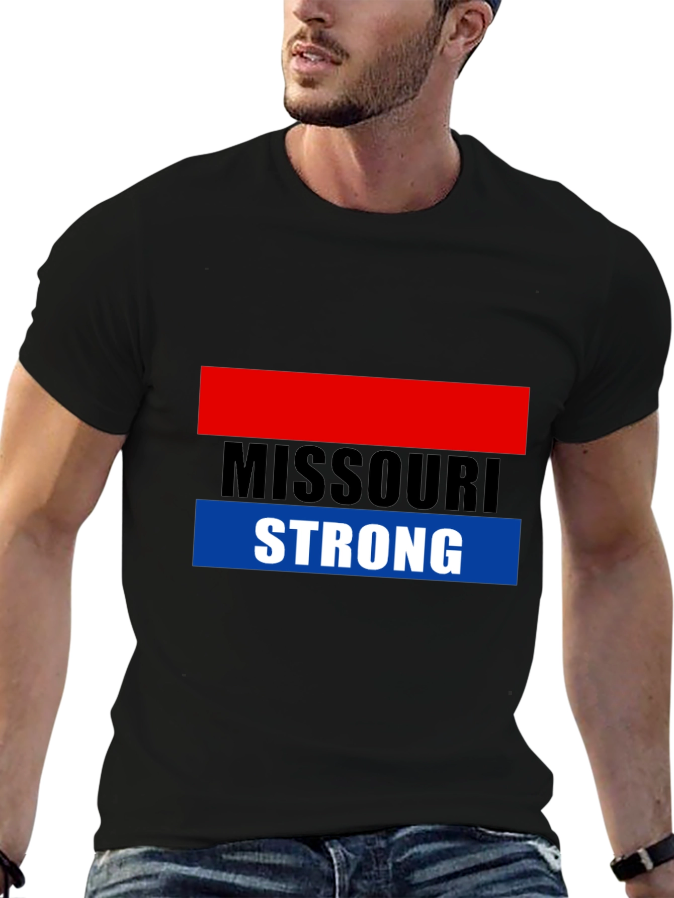 Missouri Strong Graphic Tee - Black