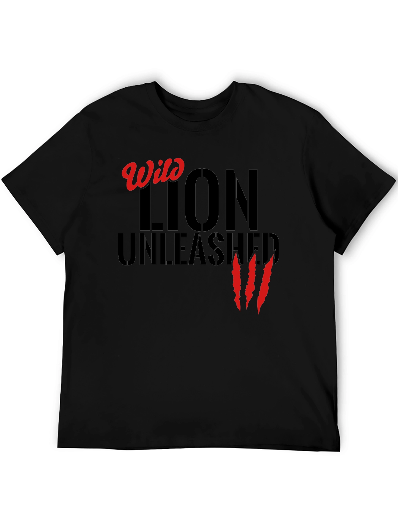 Wild Lion Unleashed Graphic Tee