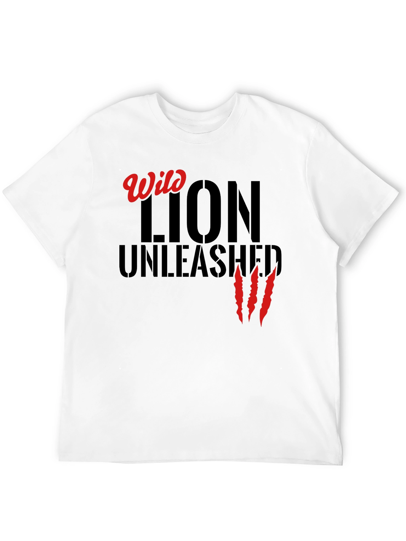 Wild Lion Unleashed Graphic Tee