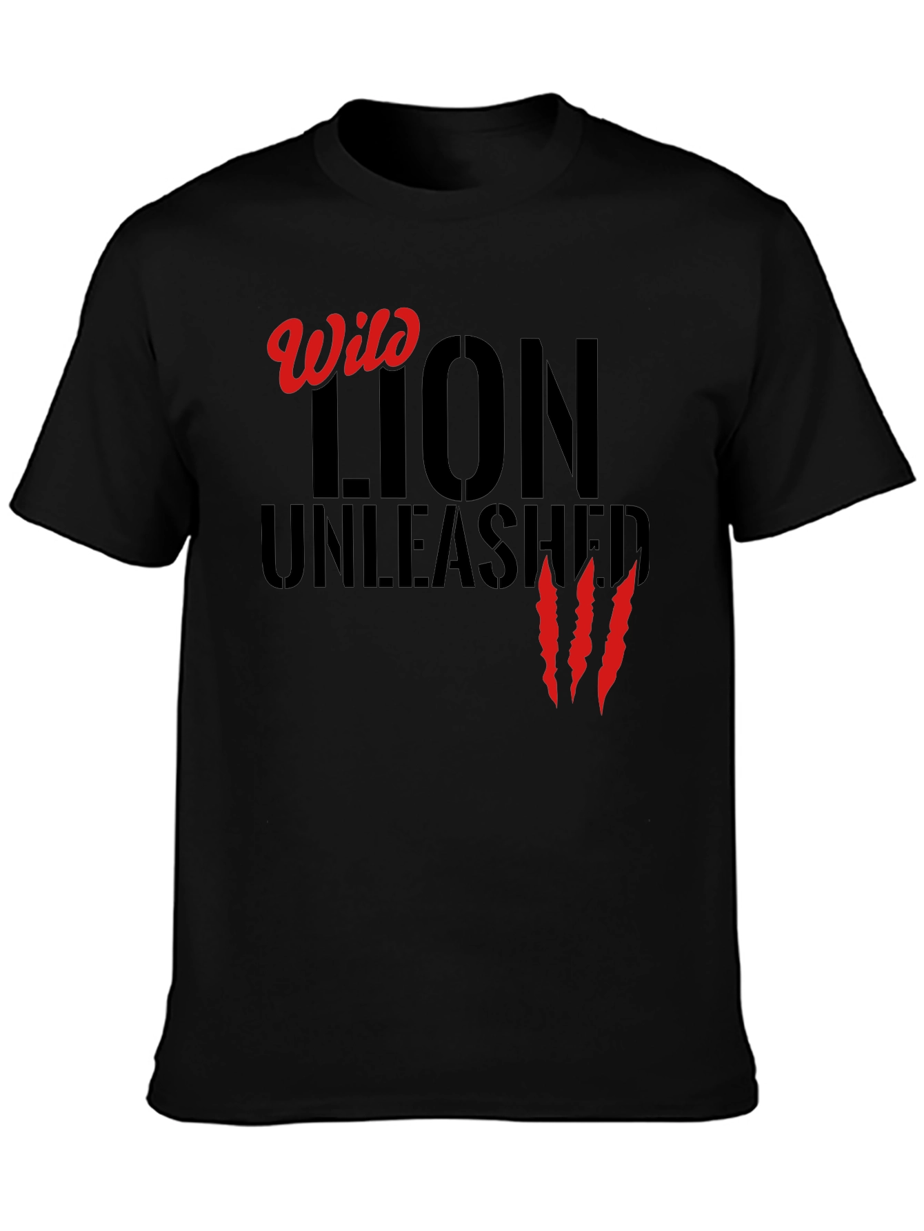 Wild Lion Unleashed Graphic Tee
