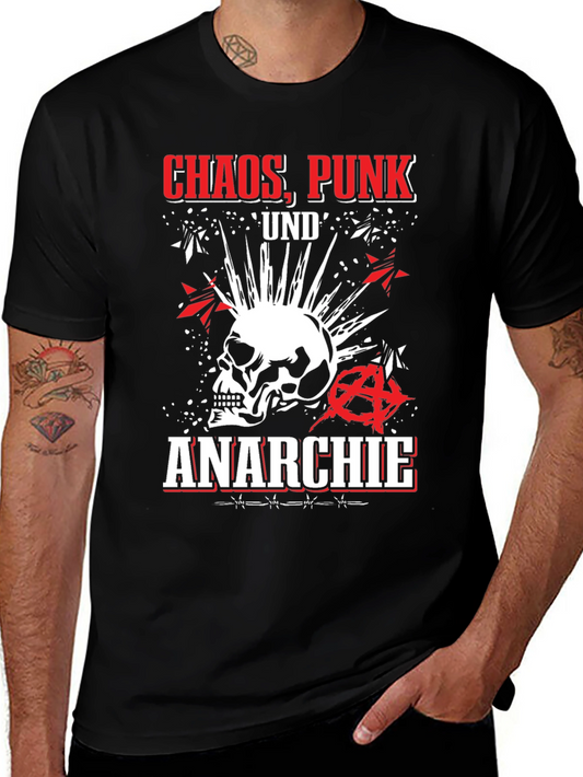 Chaos Punk Anarchy Graphic Tee