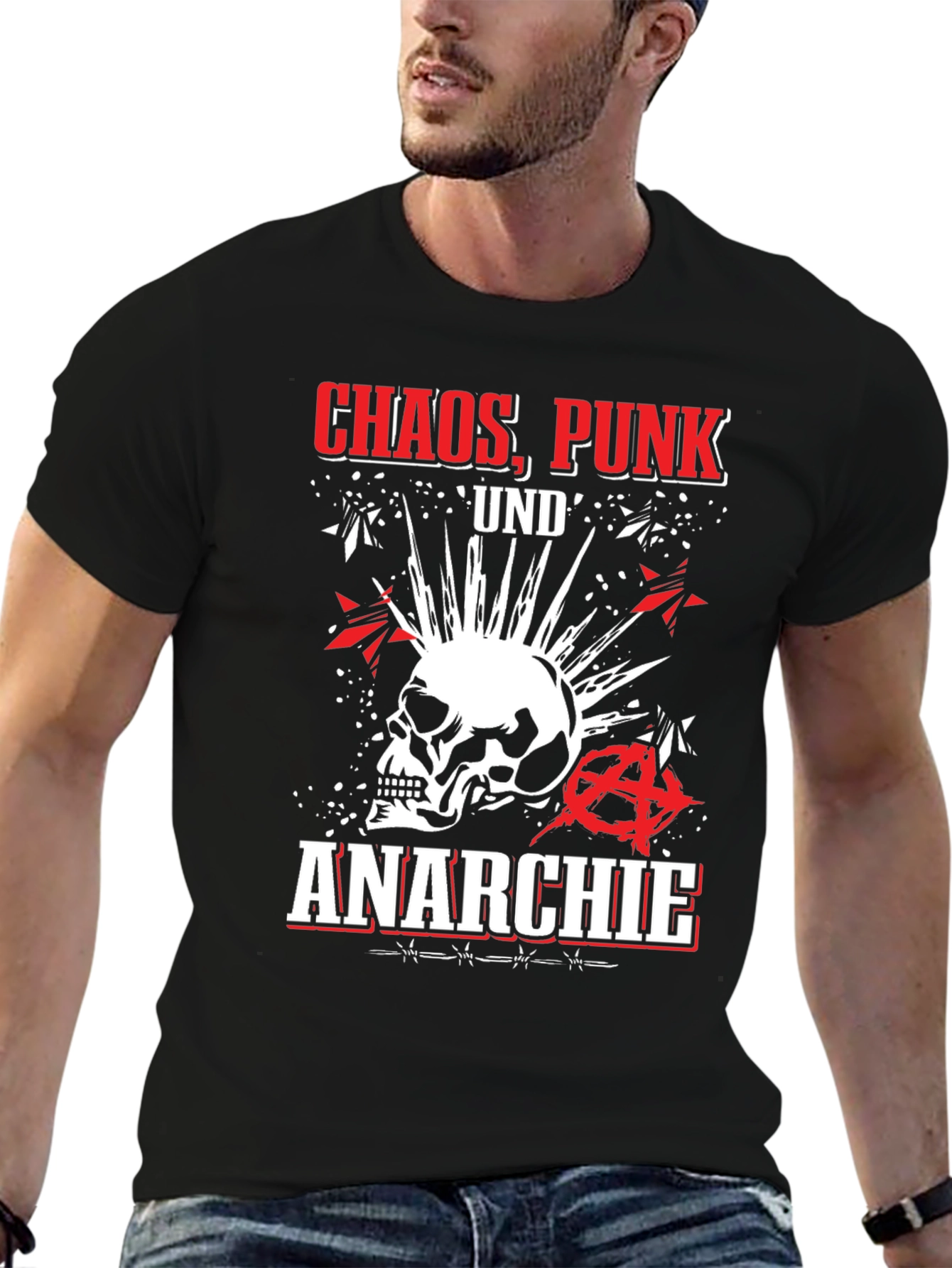 Chaos Punk Anarchy Graphic Tee