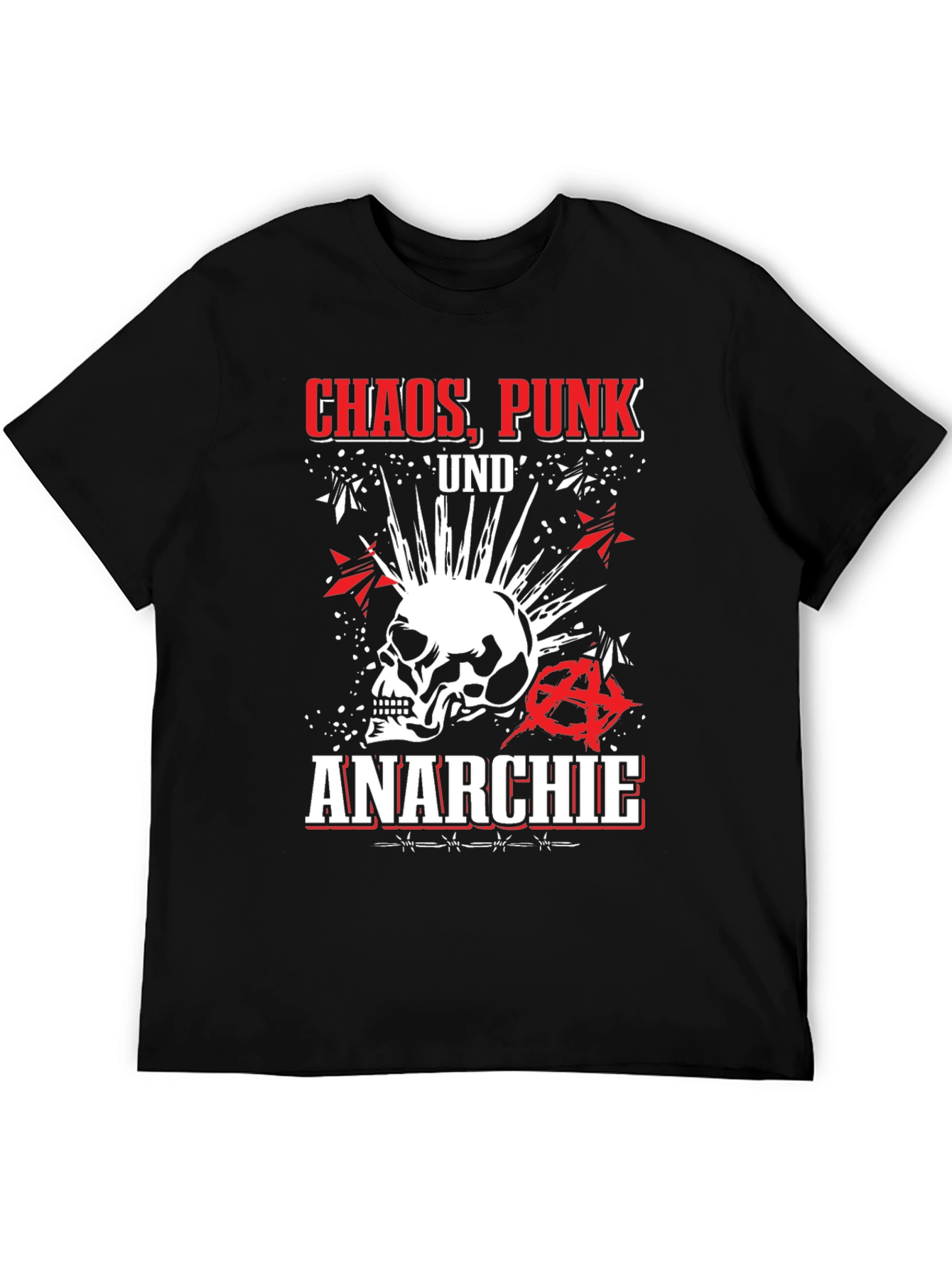 Chaos Punk Anarchy Graphic Tee