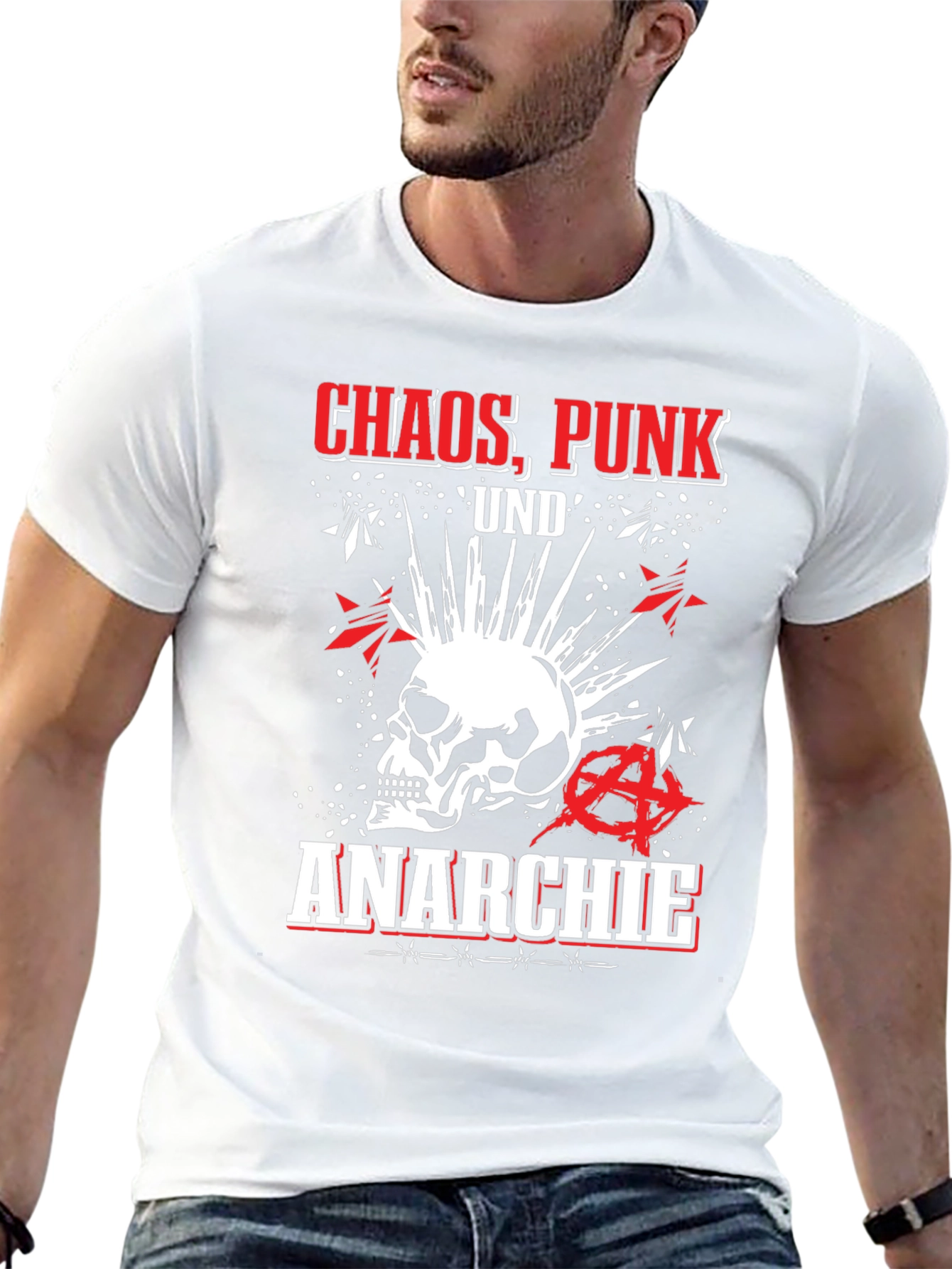 Chaos Punk Anarchy Graphic Tee