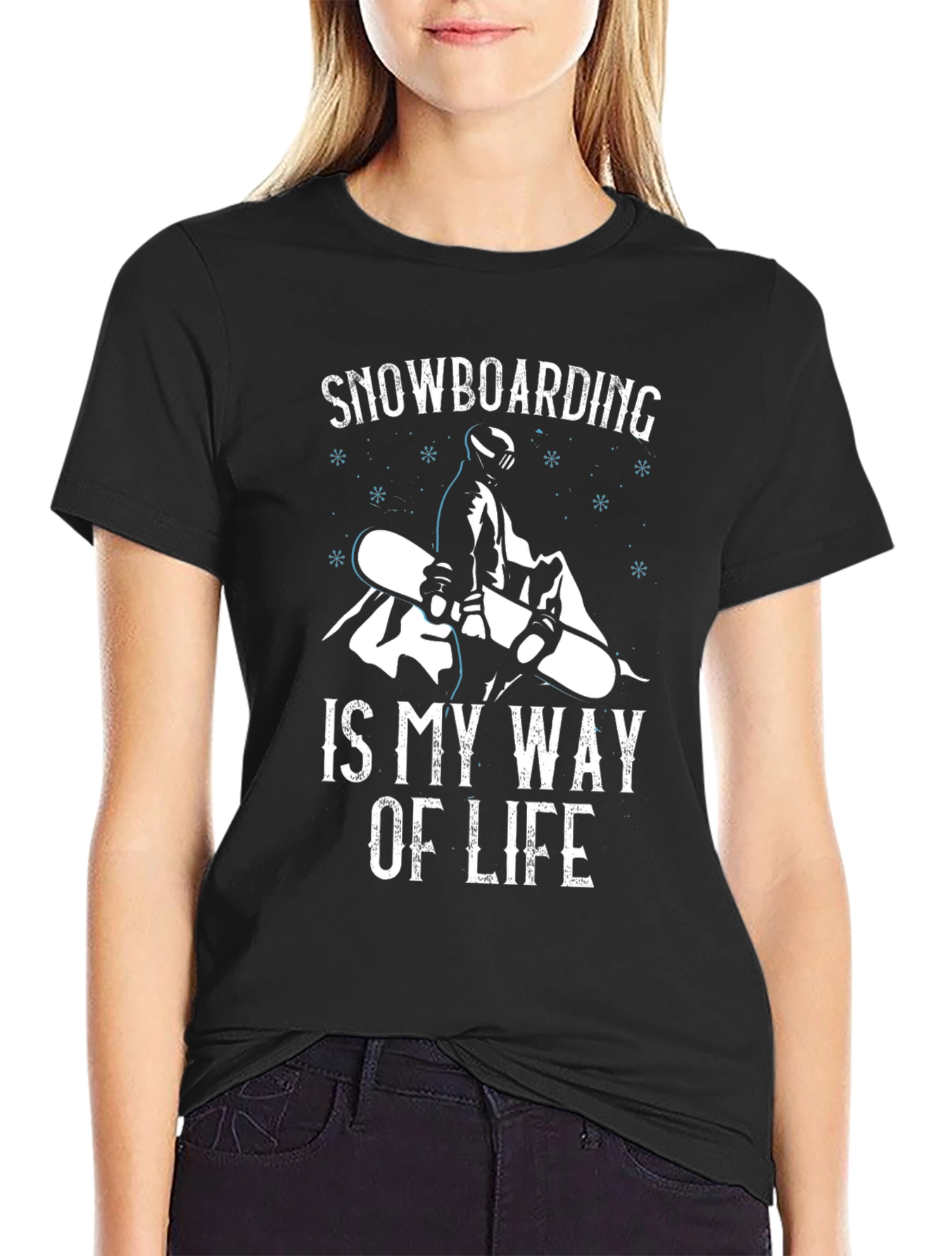 Snowboarding Is My Way Of Life T-Shirt