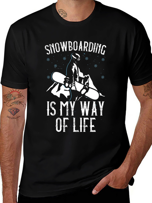 Snowboarding Is My Way Of Life T-Shirt