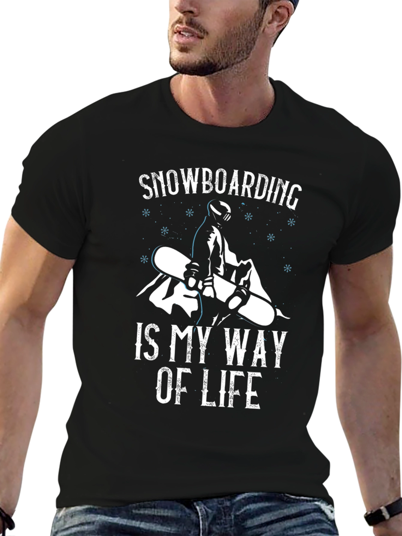 Snowboarding Is My Way Of Life T-Shirt