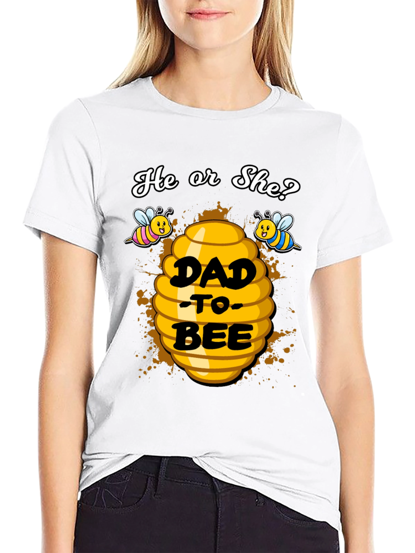 Dad-to-Bee Gender Reveal T-Shirt