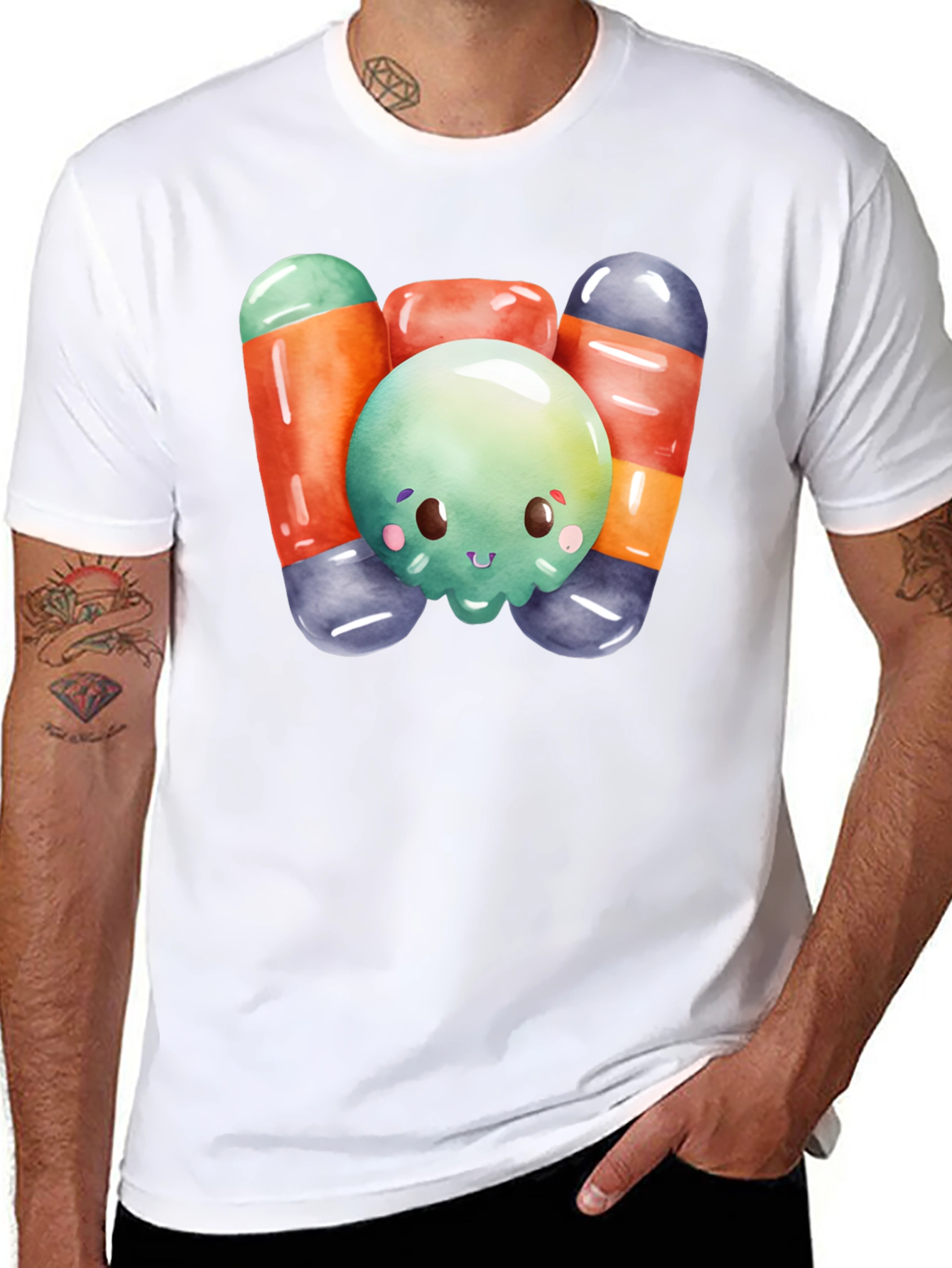 Kawaii Candy T-Shirt - Sweet Style!