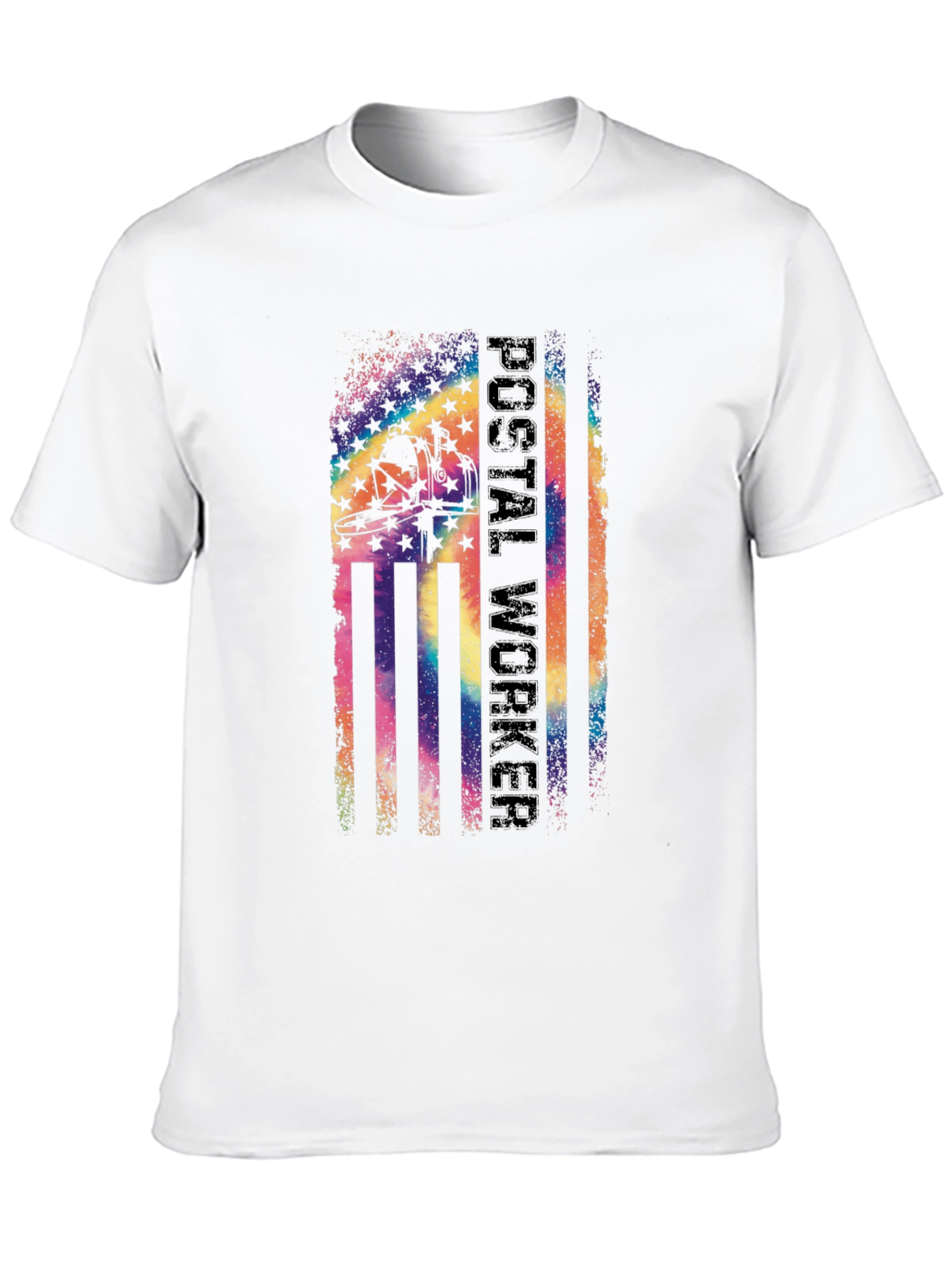 Postal Worker American Flag T-Shirt
