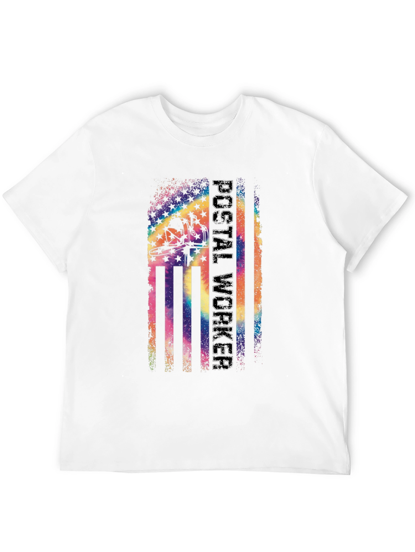 Postal Worker American Flag T-Shirt