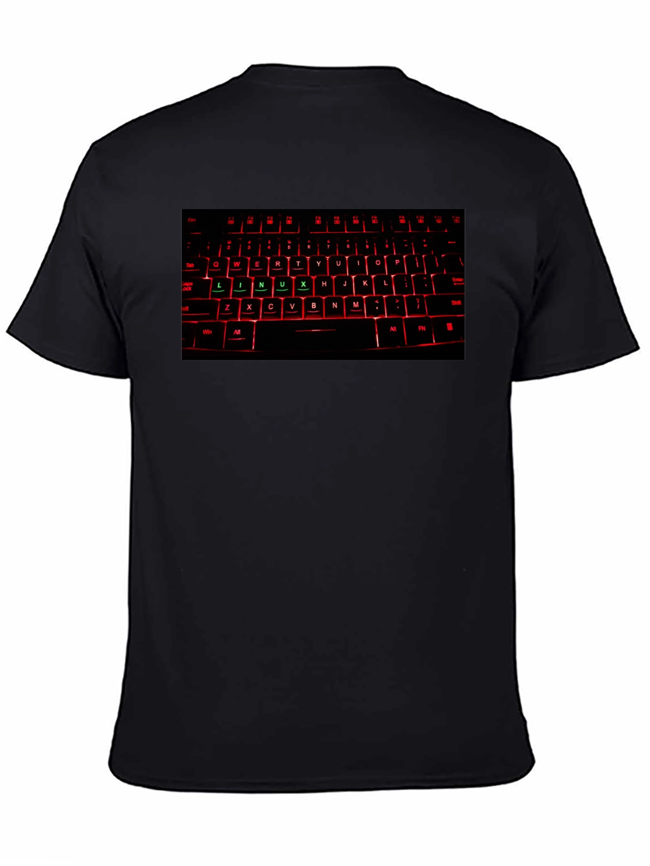 Linux Keyboard T-Shirt - Techie Gift