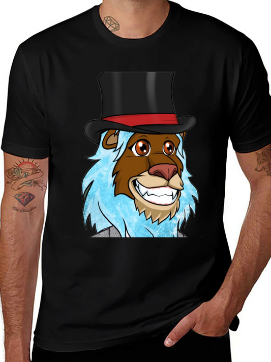 Lion Magician Graphic T-Shirt