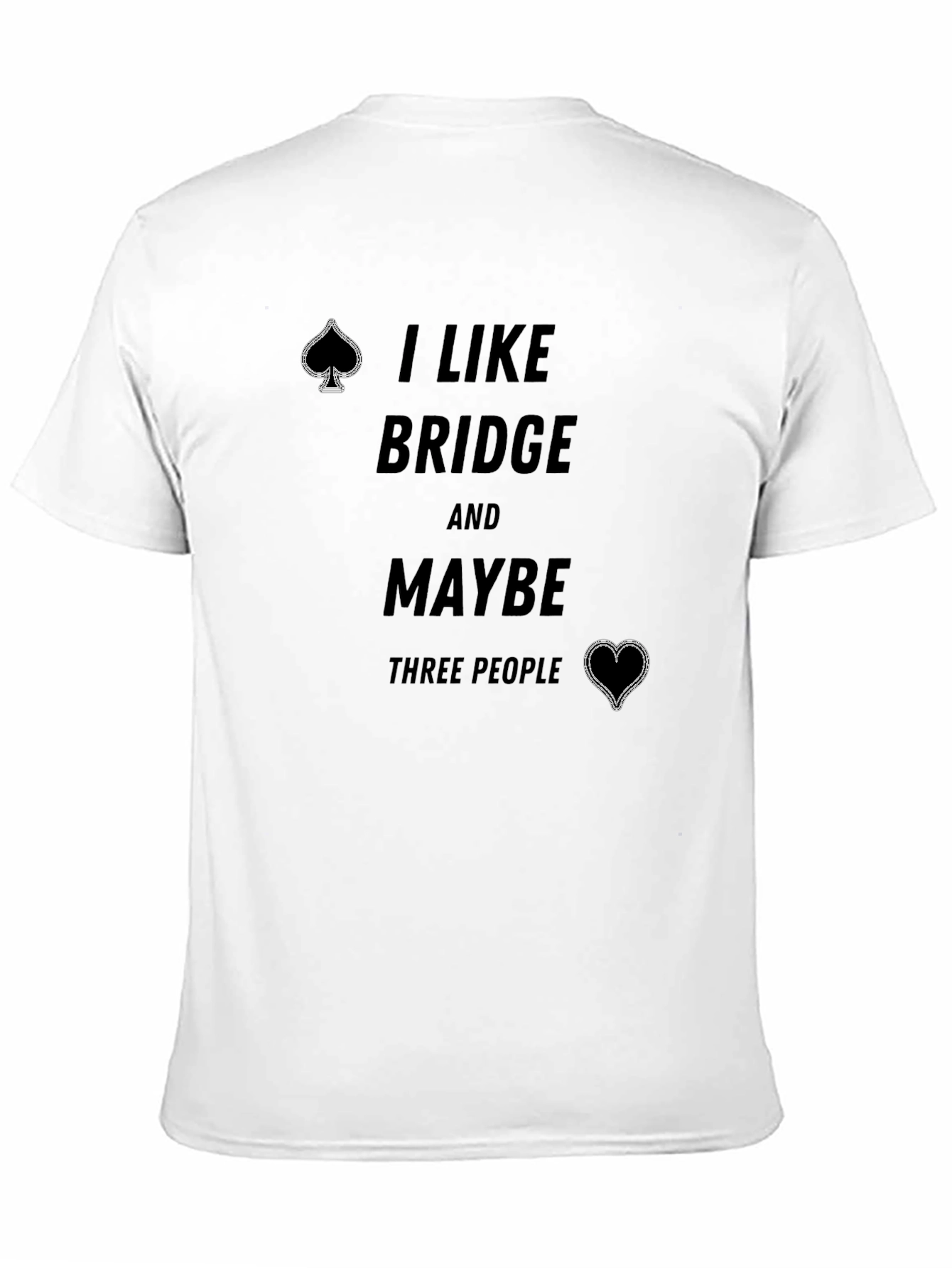 I Like Bridge And Maybe Three People T-Shirt