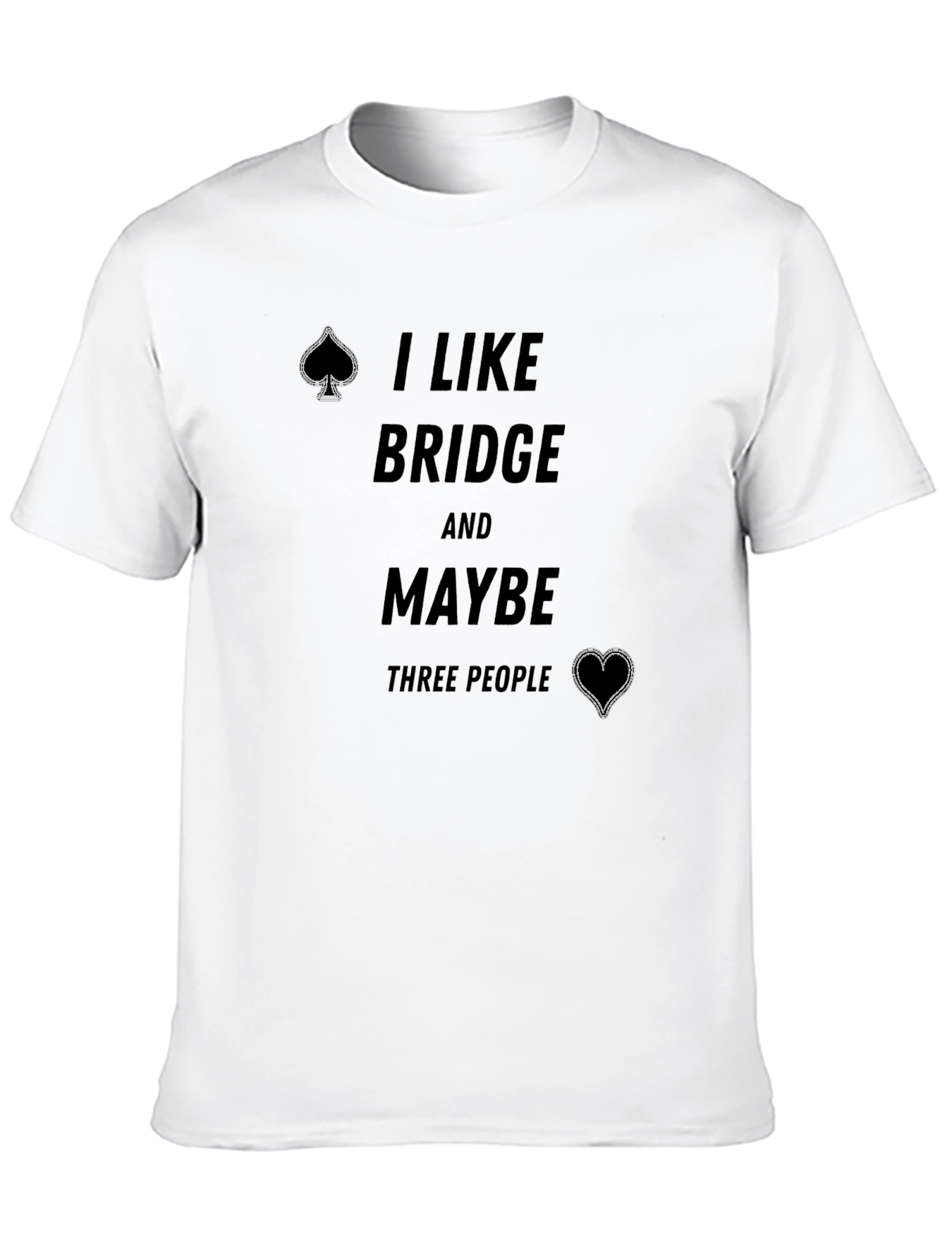I Like Bridge And Maybe Three People T-Shirt