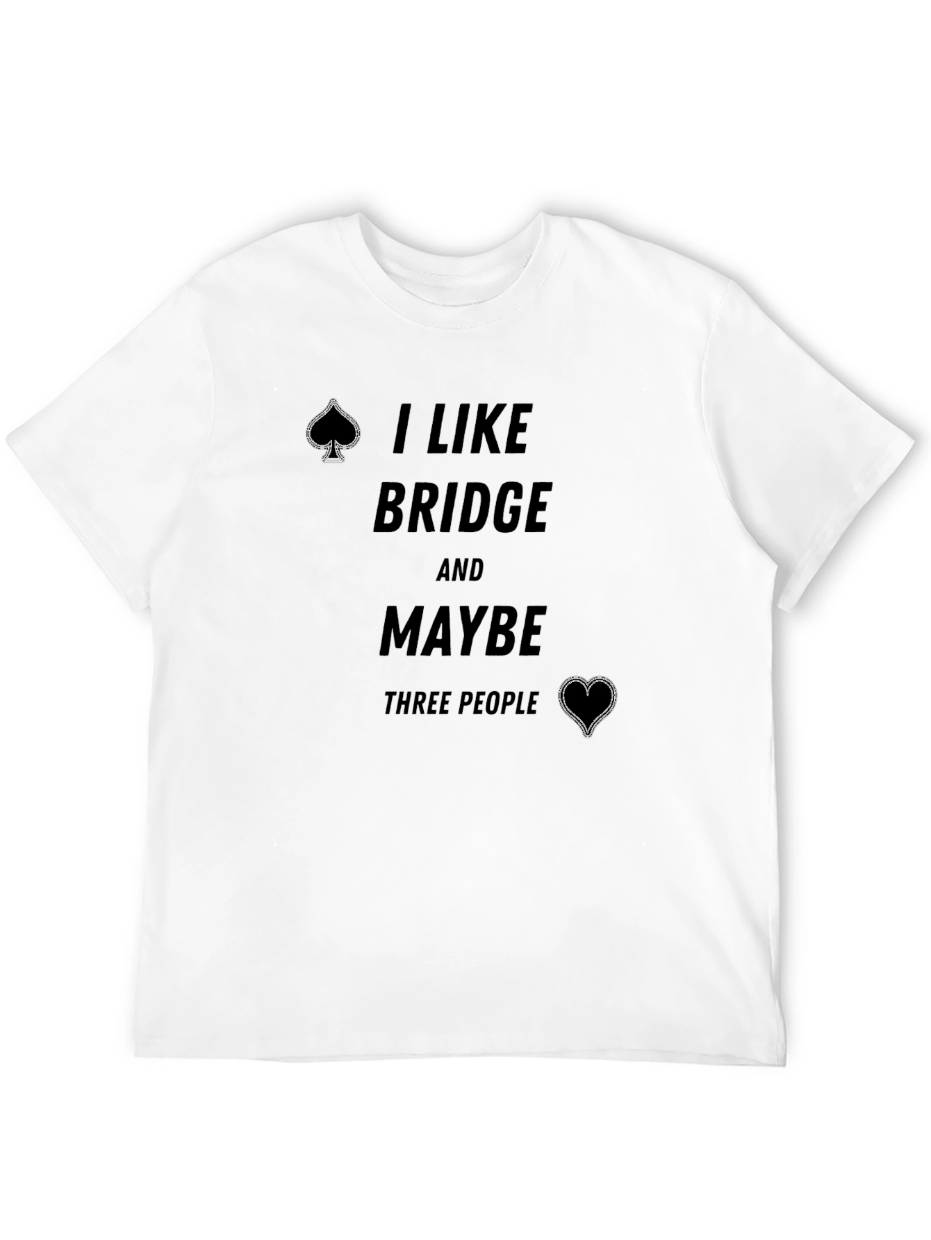 I Like Bridge And Maybe Three People T-Shirt