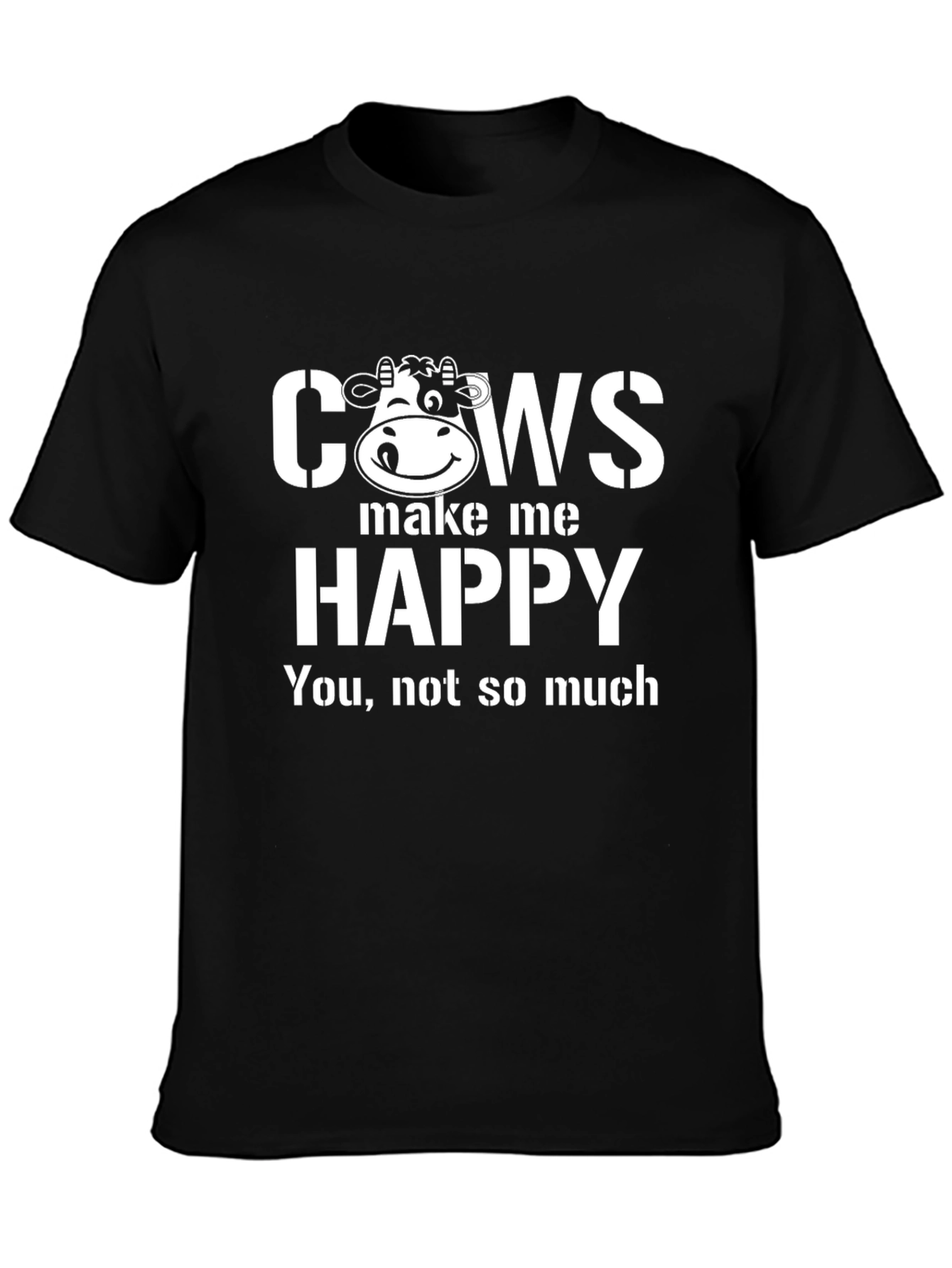Cows Make Me Happy Graphic Tee