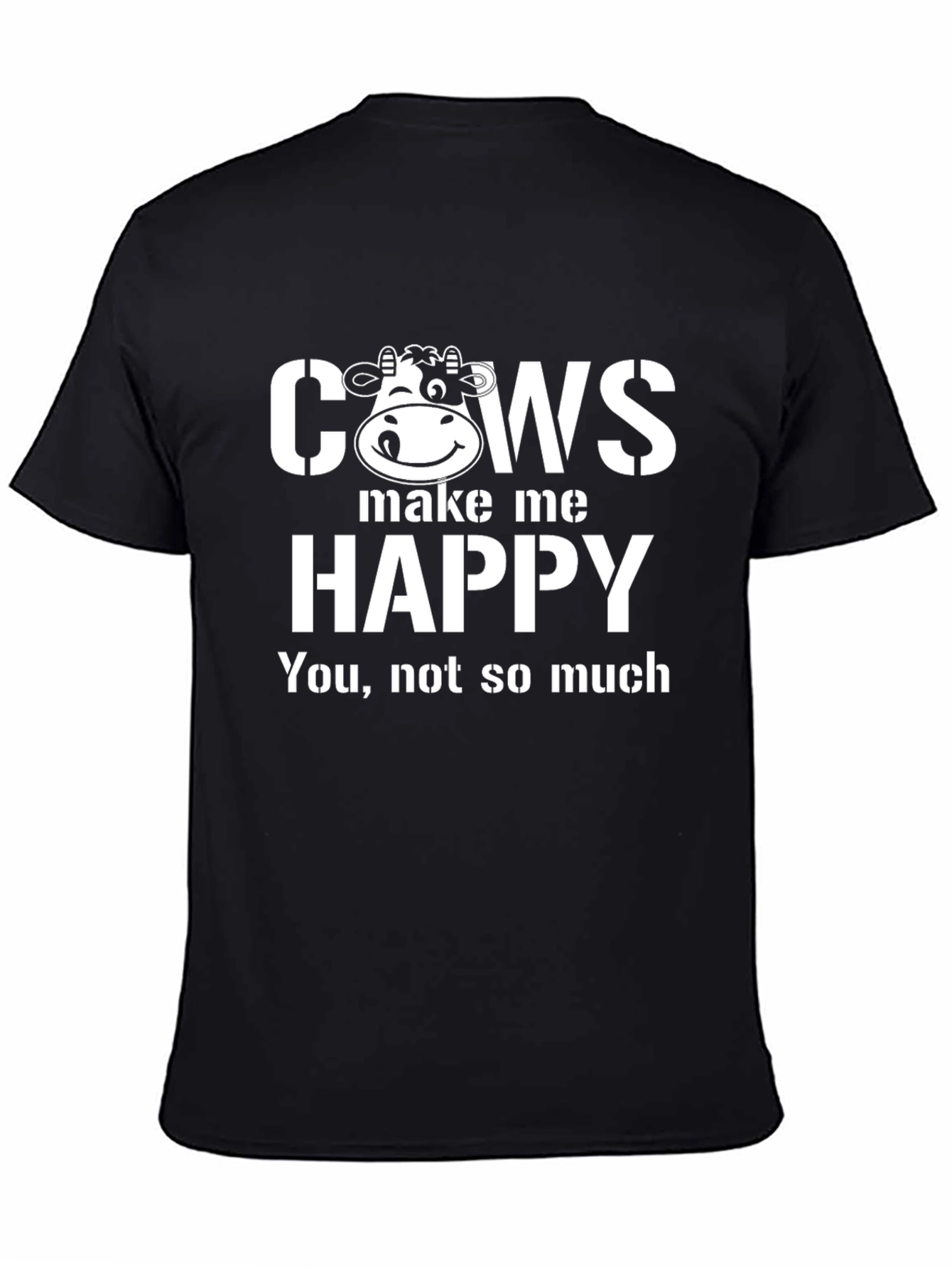 Cows Make Me Happy Graphic Tee