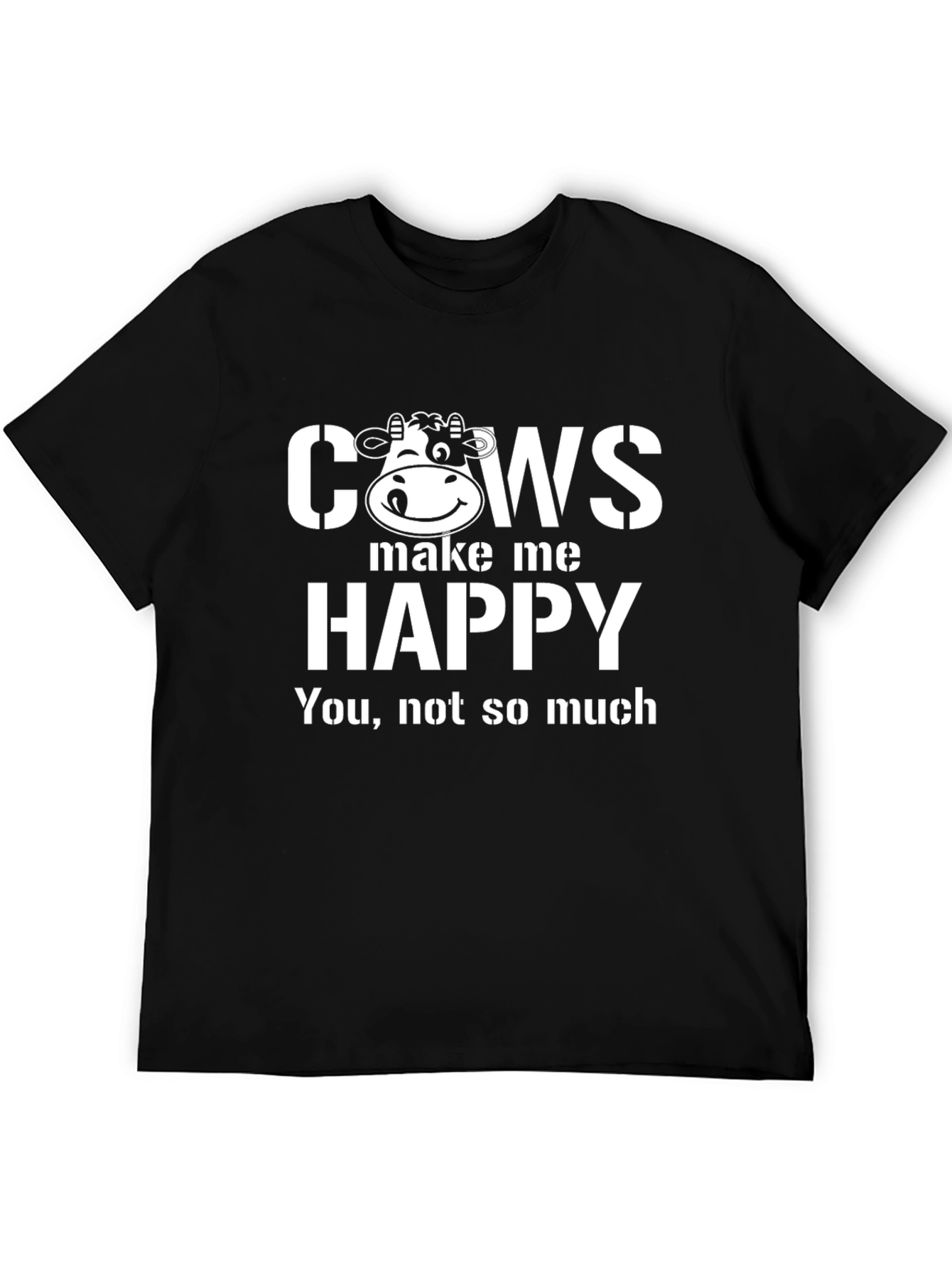 Cows Make Me Happy Graphic Tee