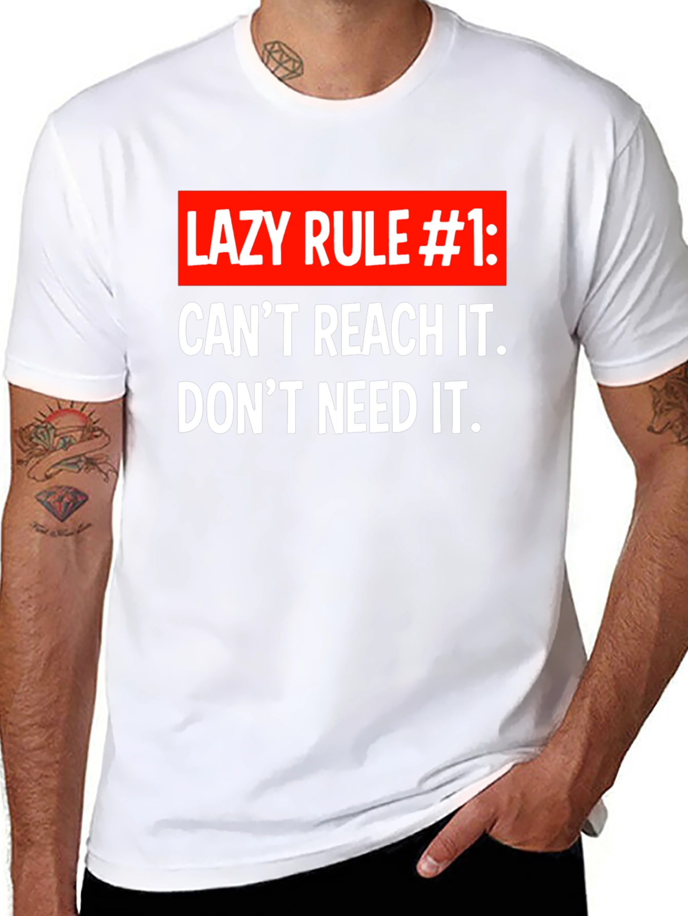 Lazy Rule #1 T-Shirt - Funny Sarcastic Tee