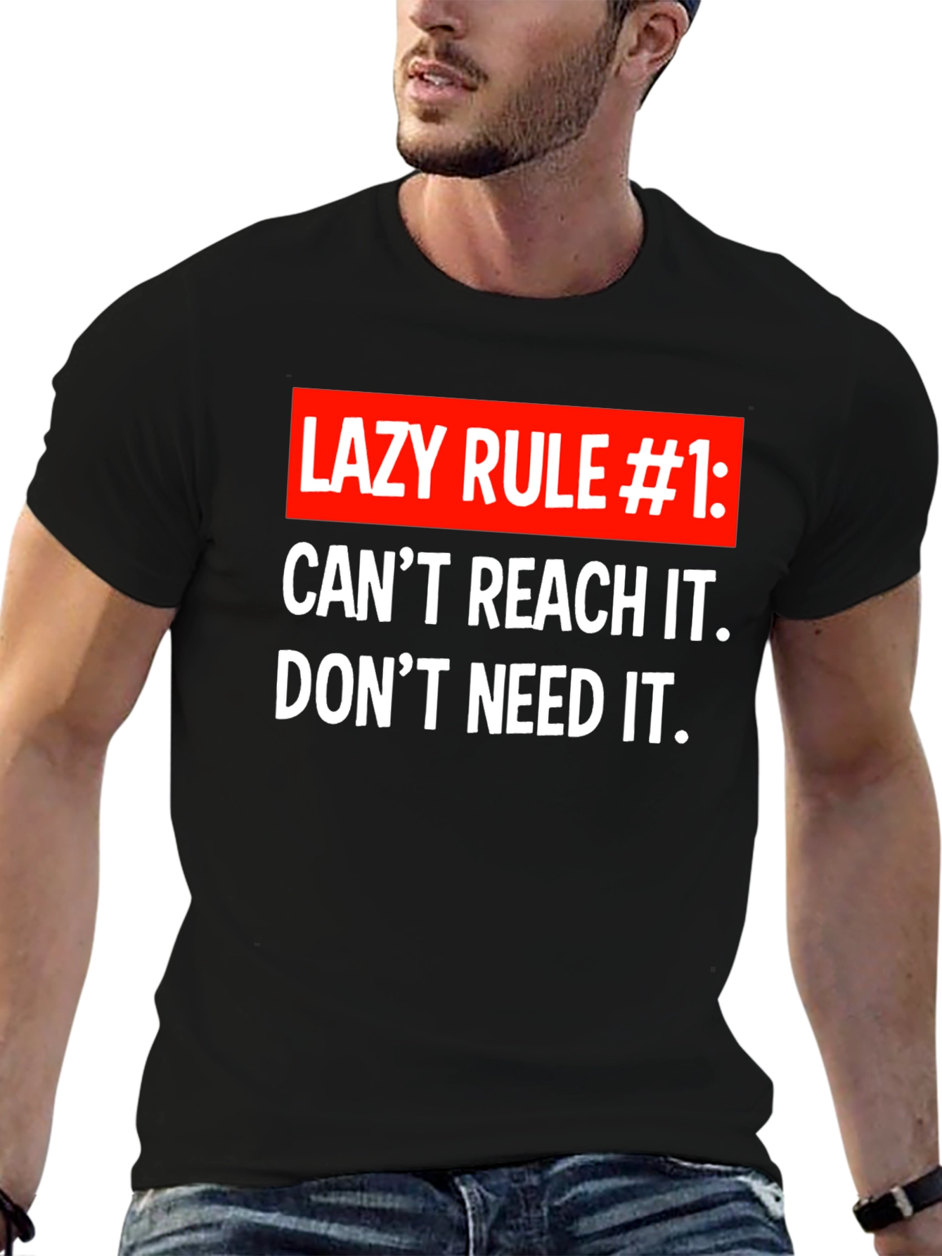 Lazy Rule #1 T-Shirt - Funny Sarcastic Tee