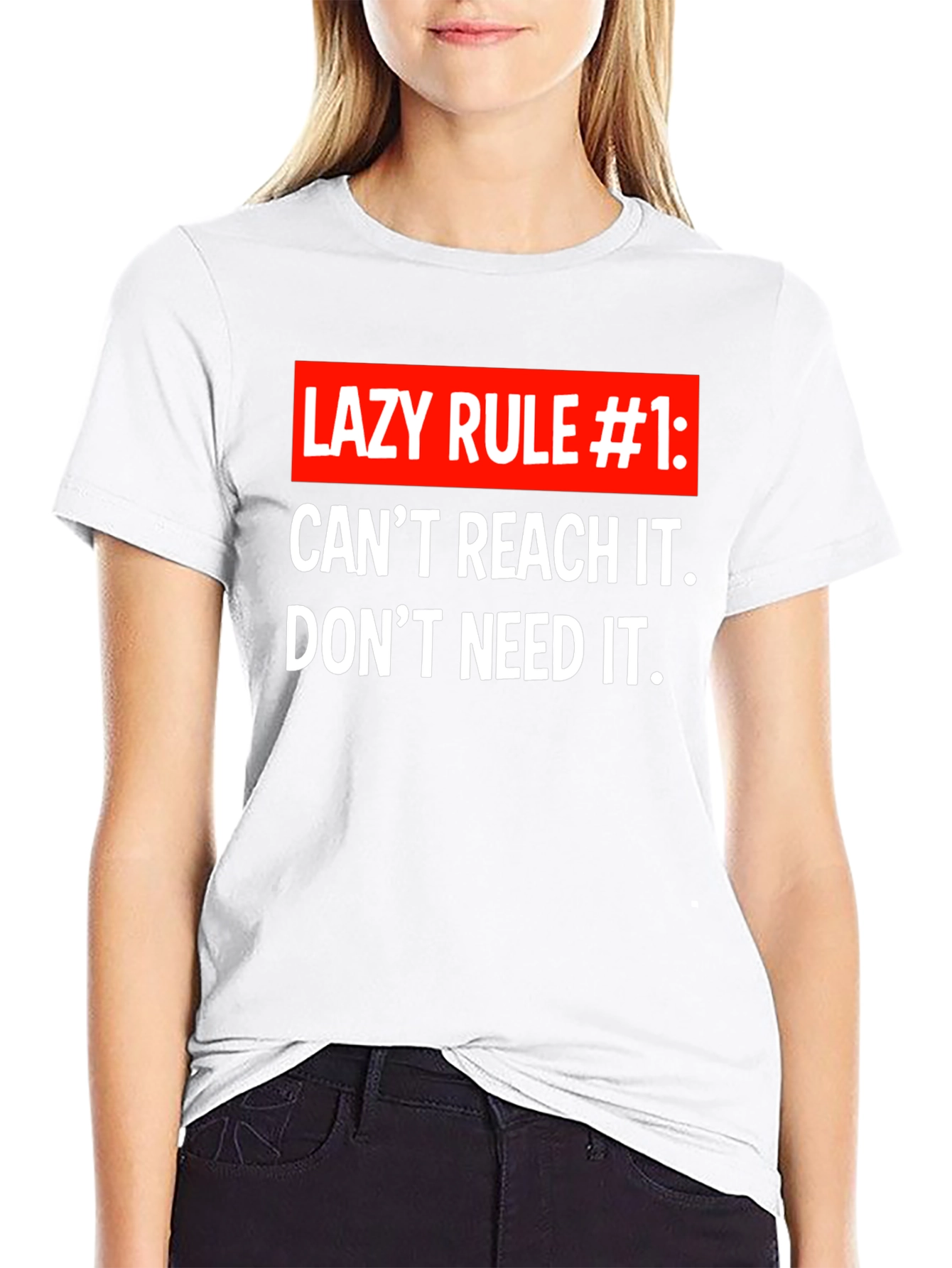 Lazy Rule #1 T-Shirt - Funny Sarcastic Tee