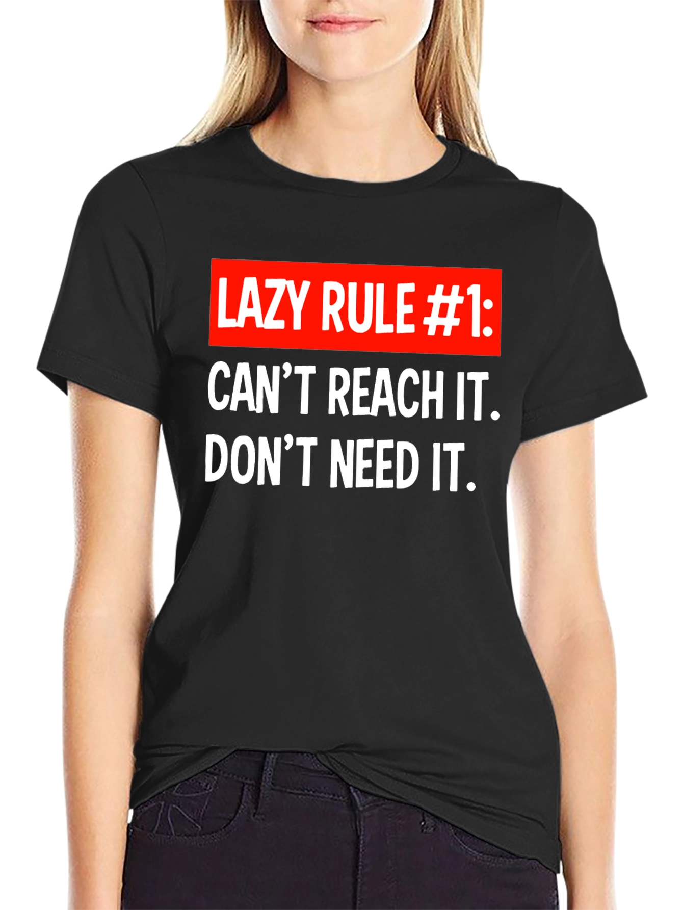 Lazy Rule #1 T-Shirt - Funny Sarcastic Tee