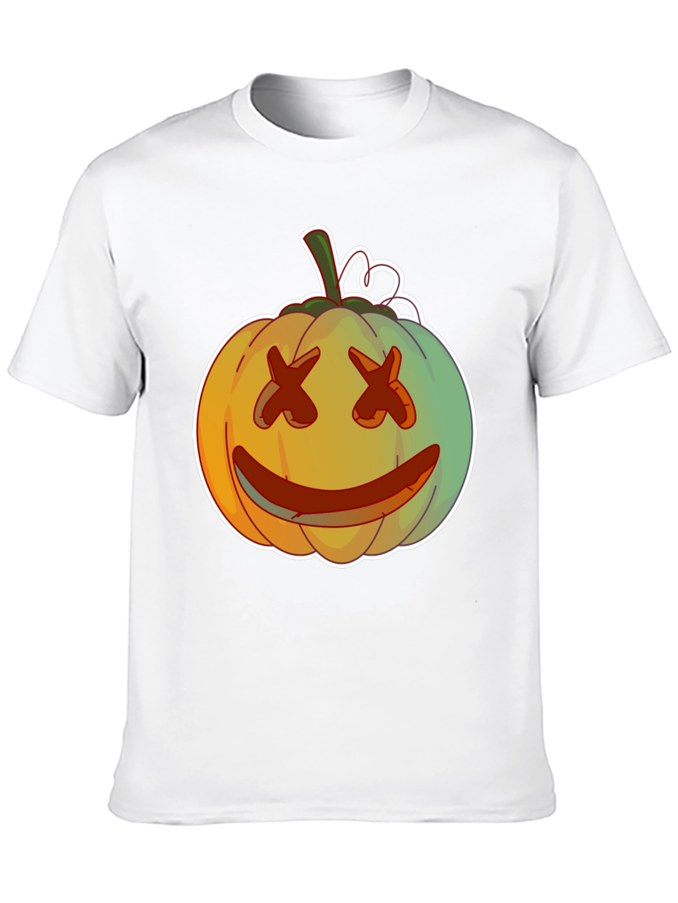 Pumpkin Face Graphic Tee - Spooky Season Style