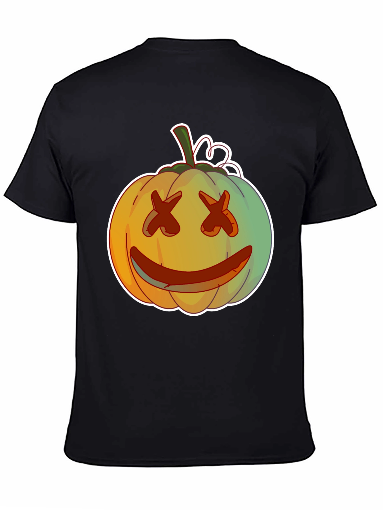 Pumpkin Face Graphic Tee - Spooky Season Style