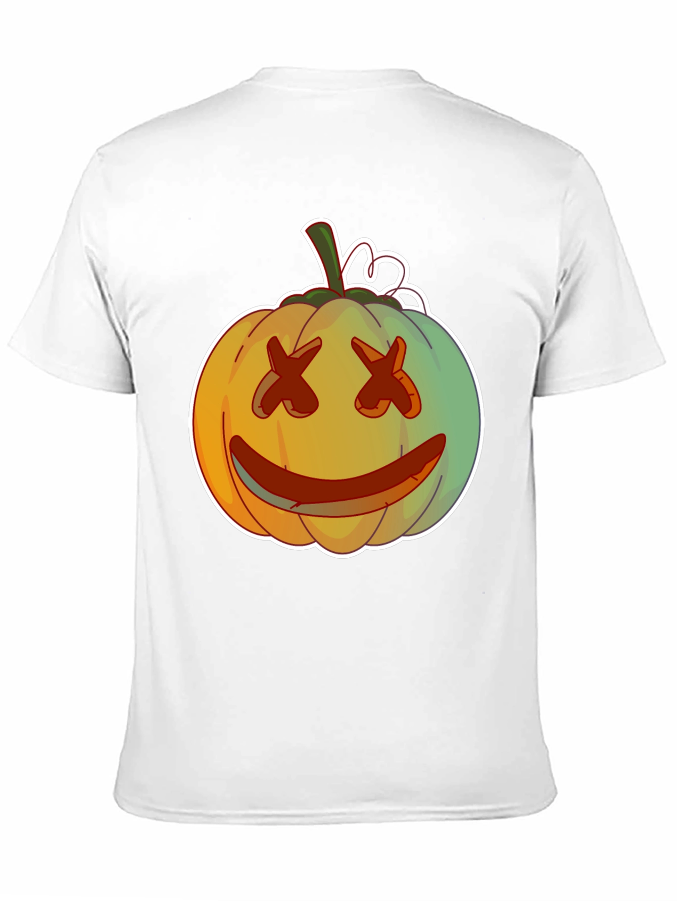 Pumpkin Face Graphic Tee - Spooky Season Style