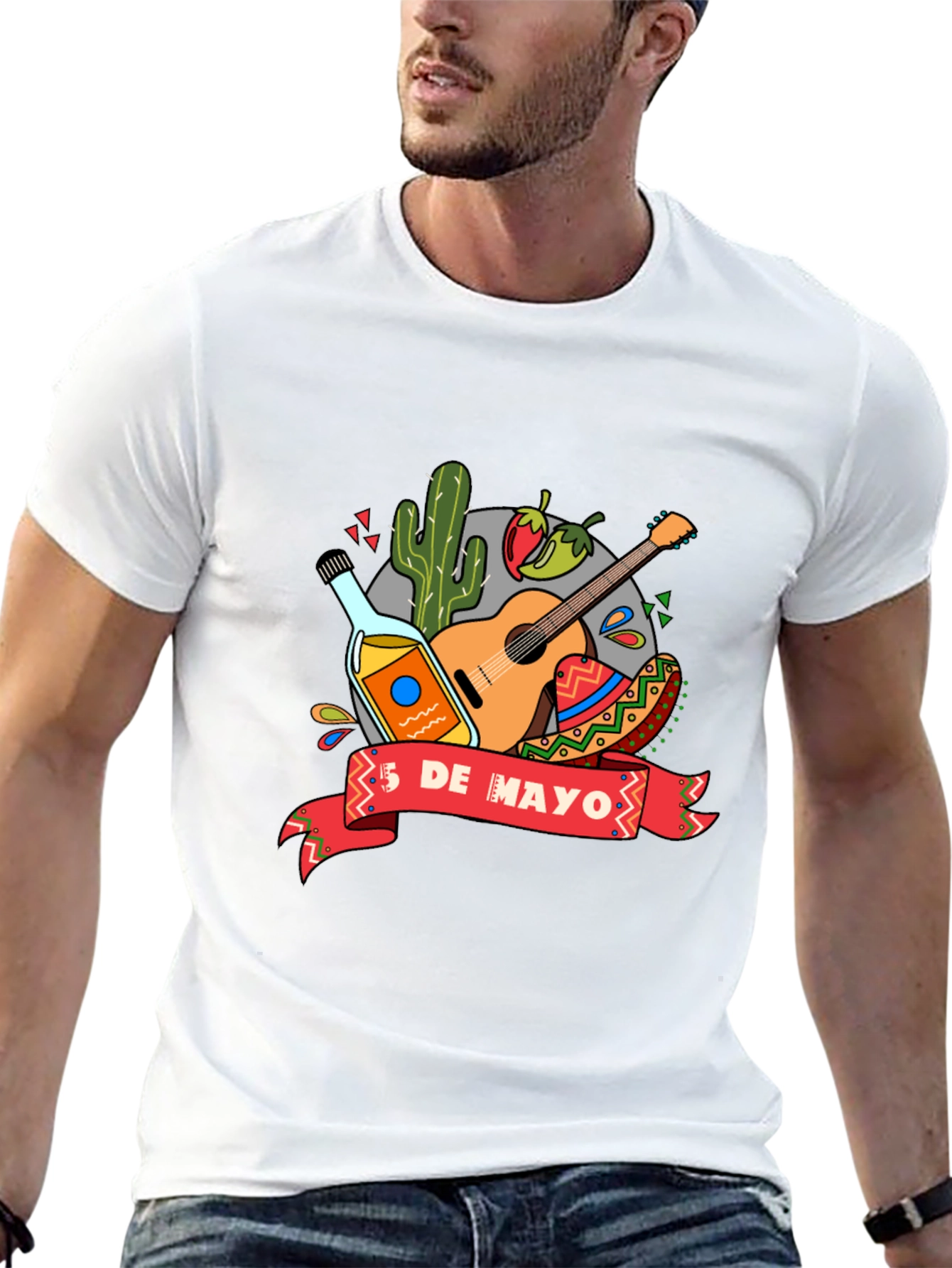 Cinco De Mayo Graphic T-Shirt - Festive Celebration Tee