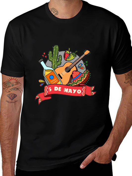 Cinco De Mayo Graphic T-Shirt - Festive Celebration Tee