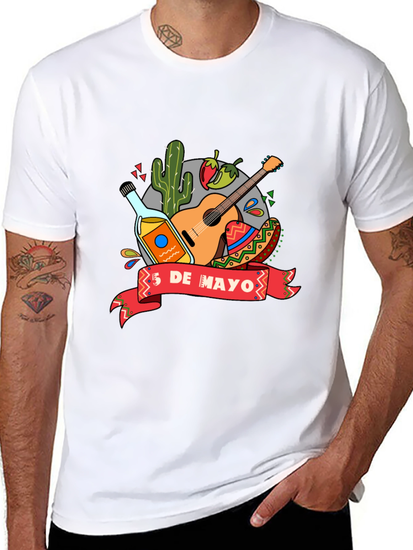 Cinco De Mayo Graphic T-Shirt - Festive Celebration Tee