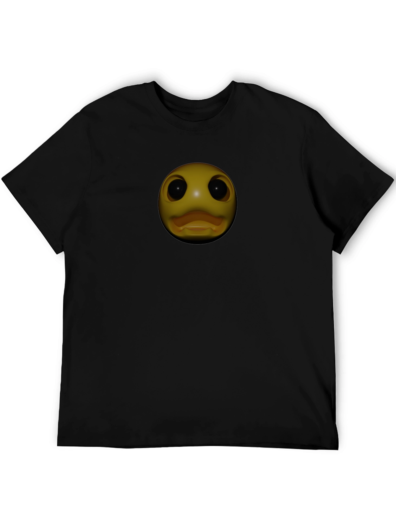 Duck Face Graphic T-Shirt - Black