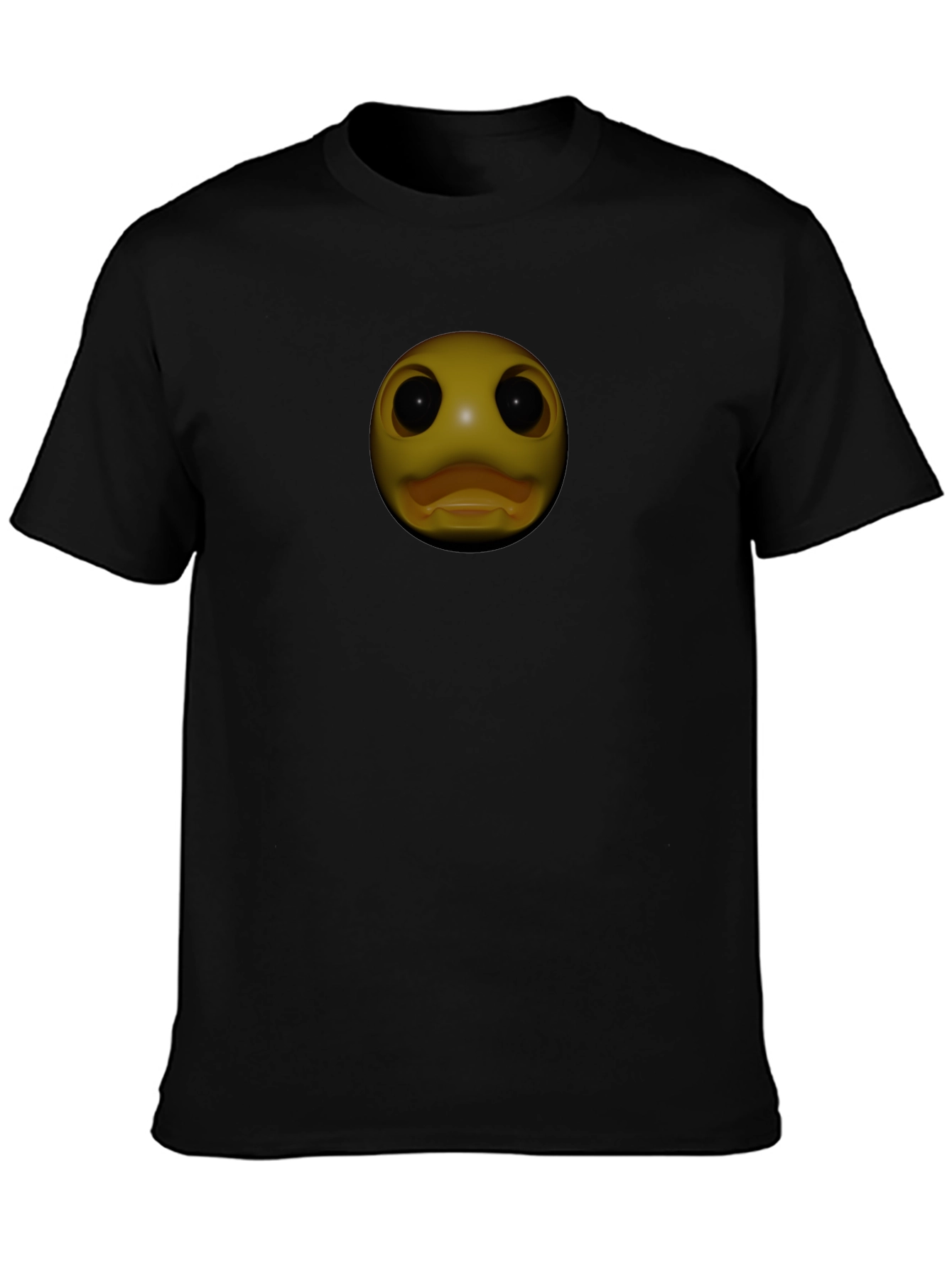 Duck Face Graphic T-Shirt - Black