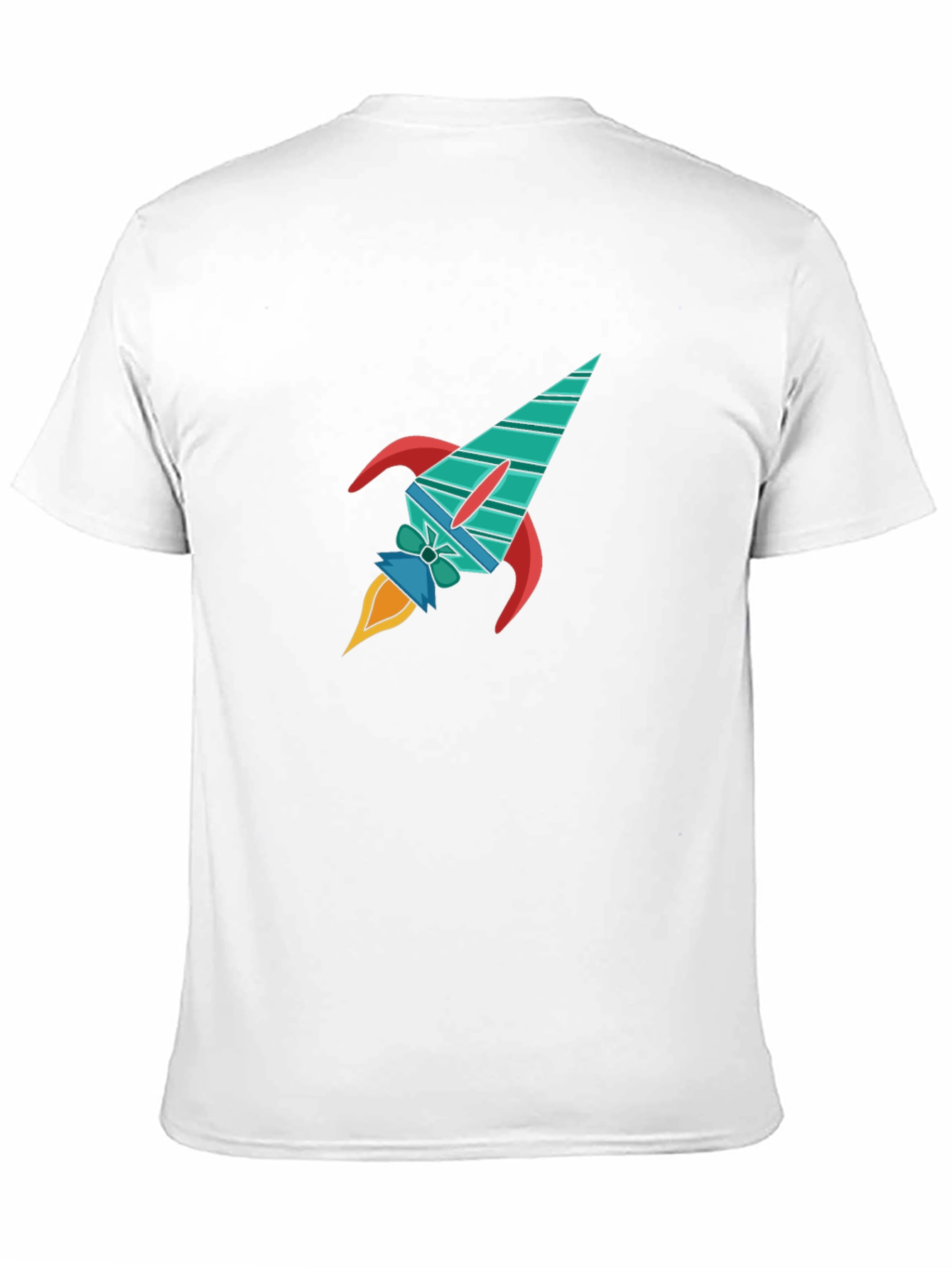 Rocket Graphic Black T-Shirt - Space Adventure Style
