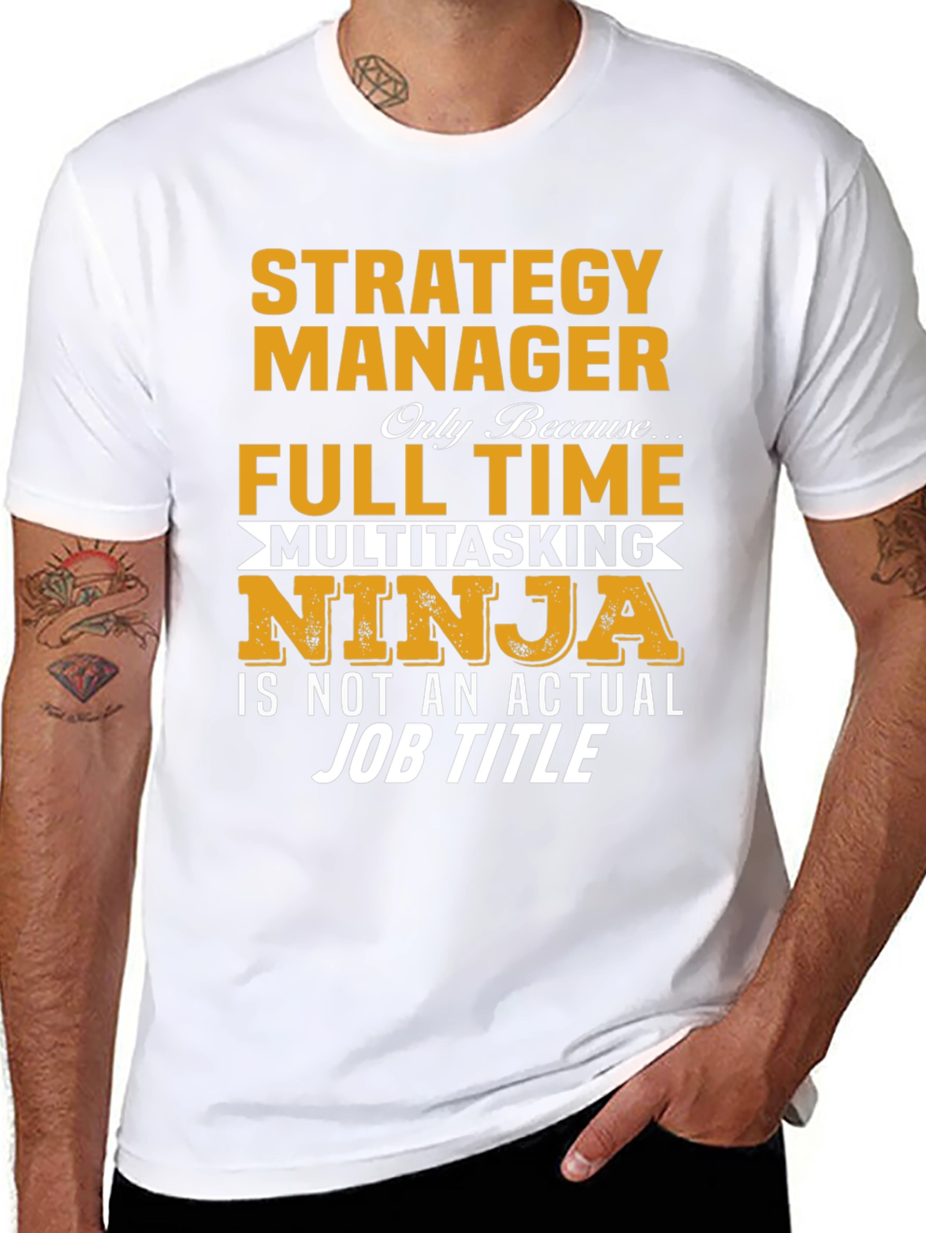 Strategy Manager Full Time Ninja T-Shirt