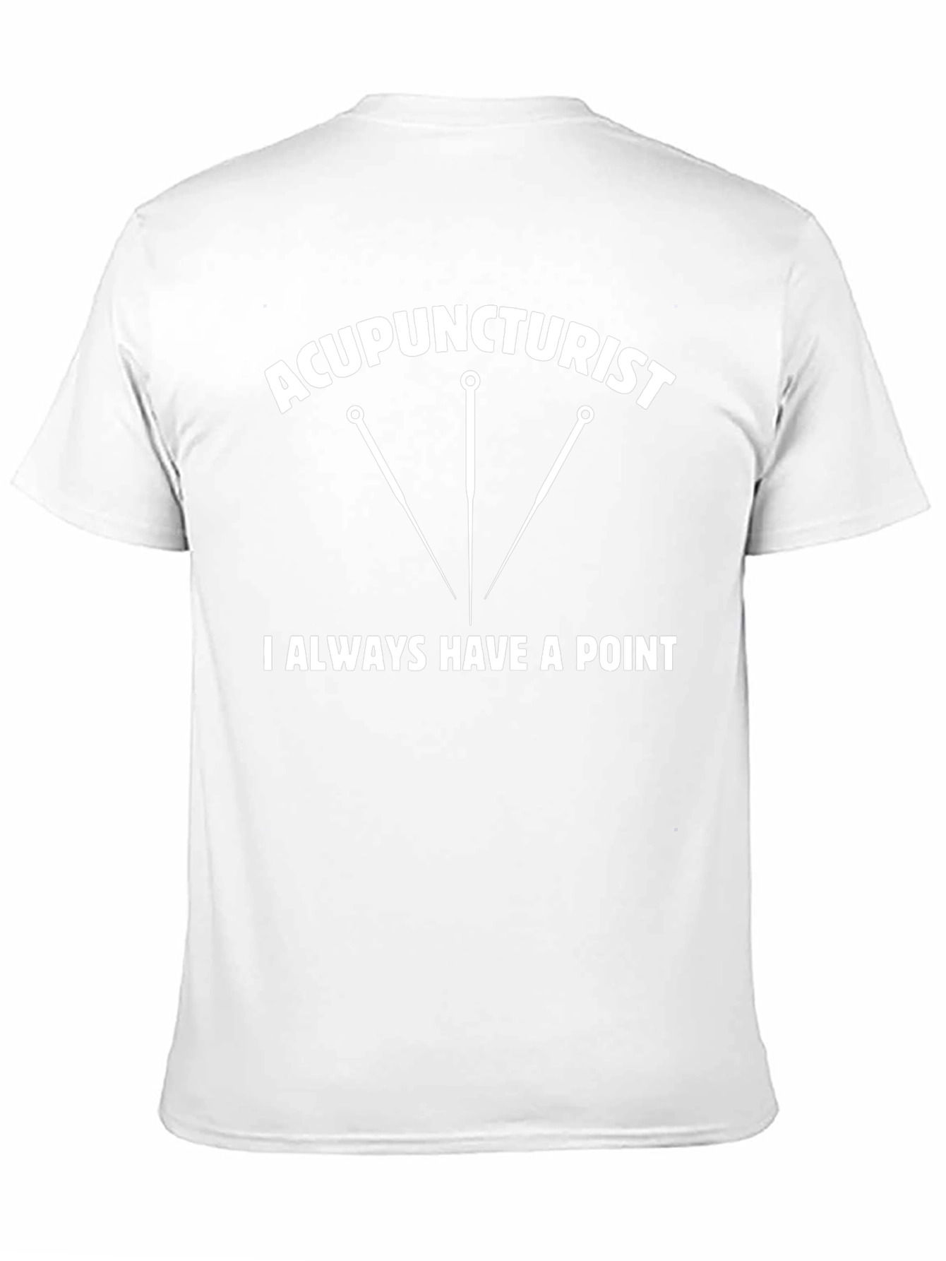Acupuncturist Point T-Shirt - Unisex Black Tee