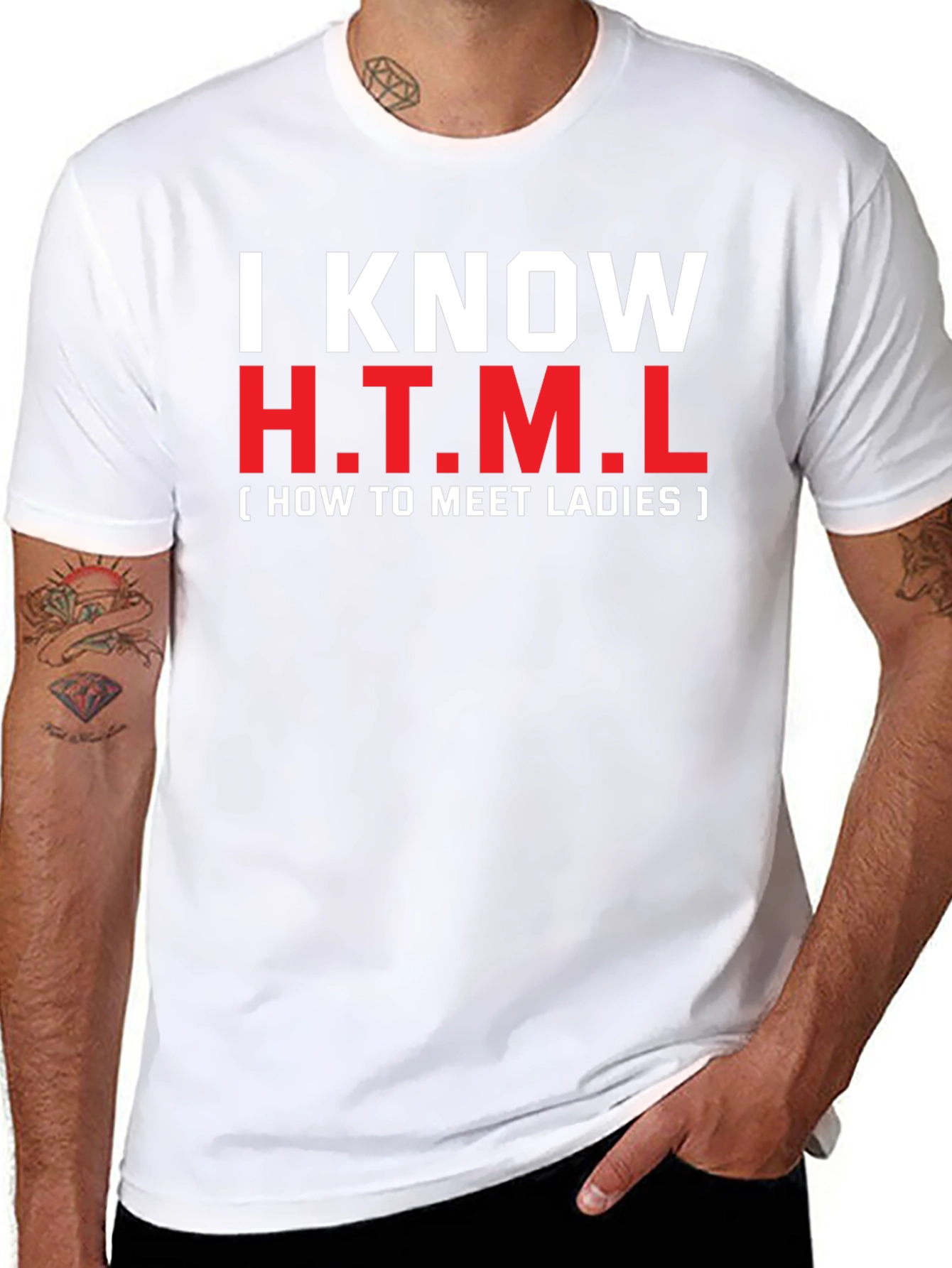 I Know HTML T-Shirt: How To Meet Ladies Tee